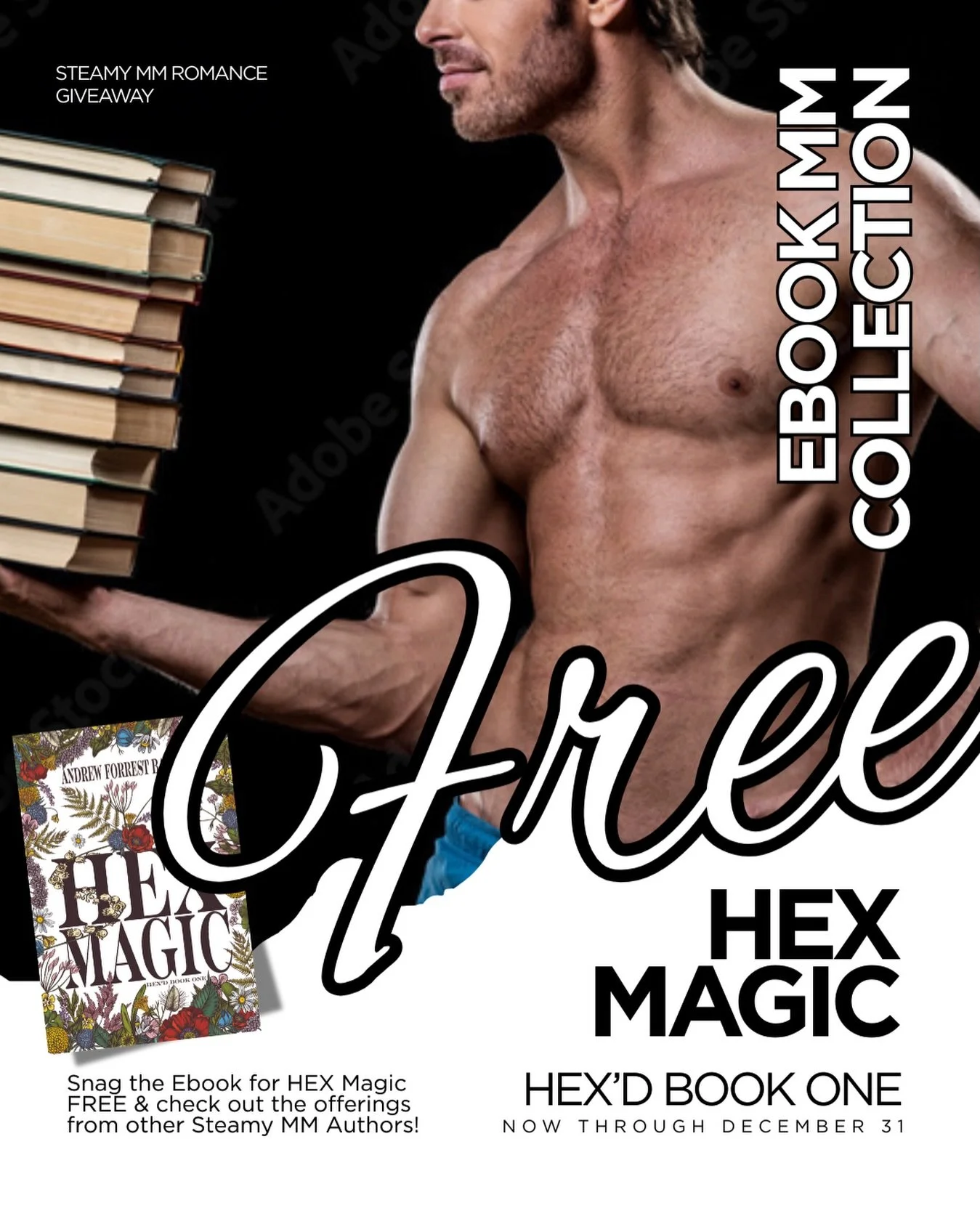 Wanna heat up your December nights with some FREE spicy MM books? 
Click the link in my bio or check out my story to snag HEX Magic free! Plus check out the offerings from some other MM authors&mdash;all free all December!

And feel free to share the