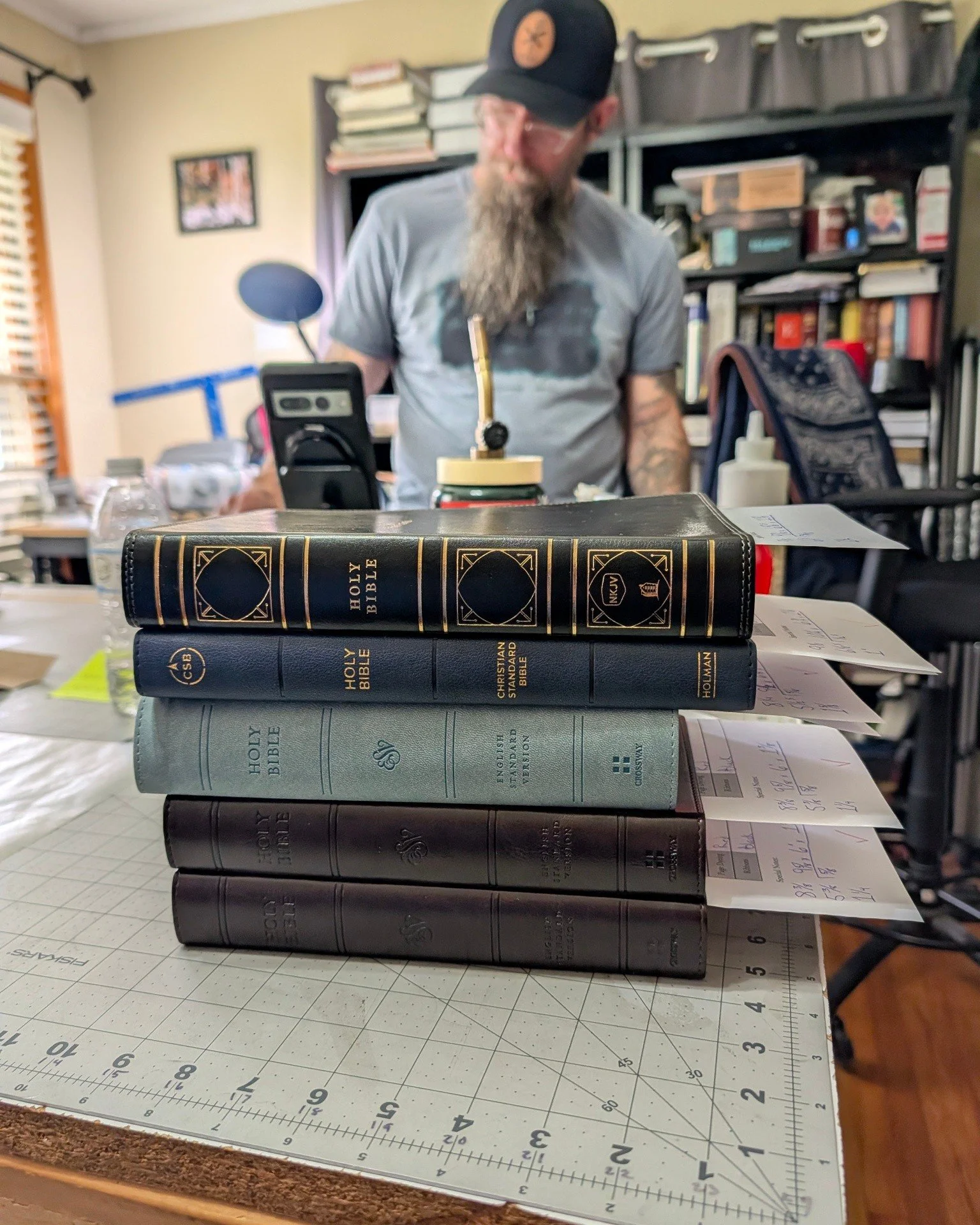 Working hard to get these bibles rebound!
✨NEXT DROP✨ April 2nd at 9am central!