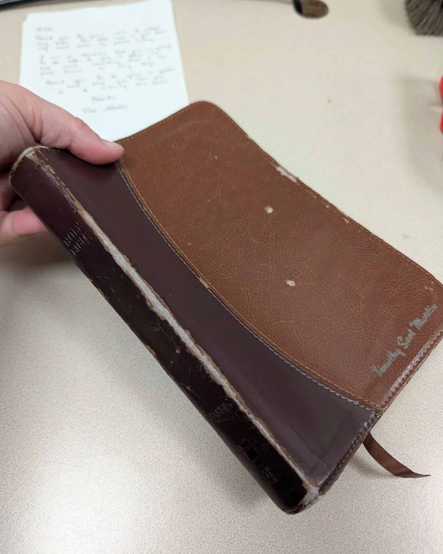 Before and after....

Check out our website to start a rebind project for yourself!