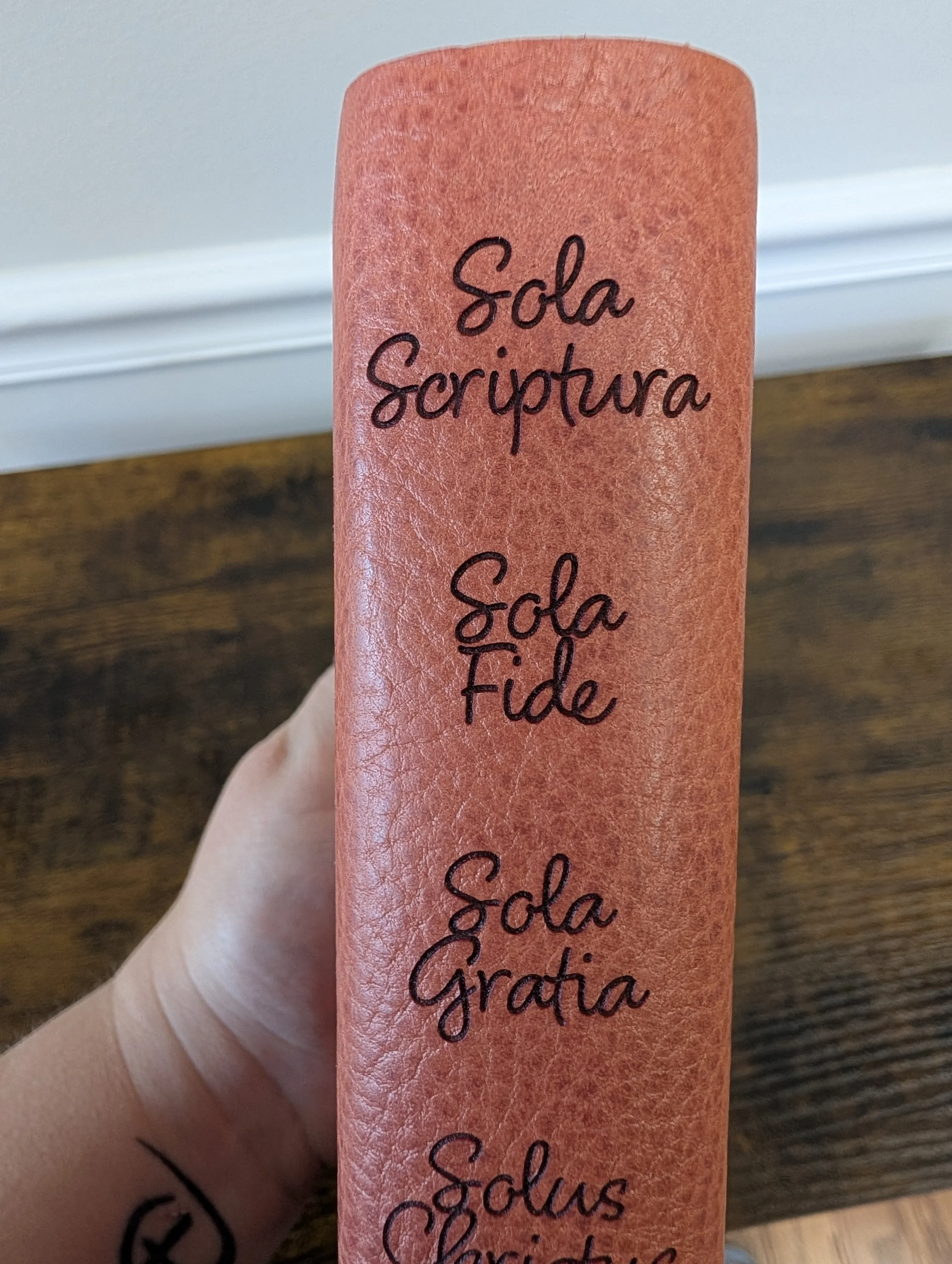 Close up of Blithe font