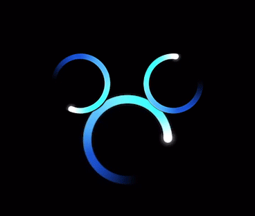 I had this fun idea for the Disney+ loading wheel.