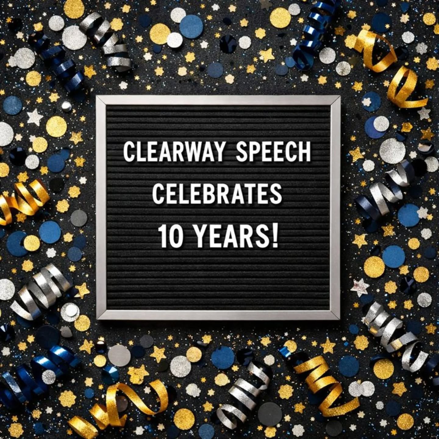 ✨ This January 2026 marks 10 years of Clearway Speech. ✨

For a decade, we&rsquo;ve had the honour of supporting you. Thank you for trusting us along the way, we wouldn&rsquo;t be here without you. 😊

🌐 www.clearwayspeech.com
✉️ rachelmckee@clearwa