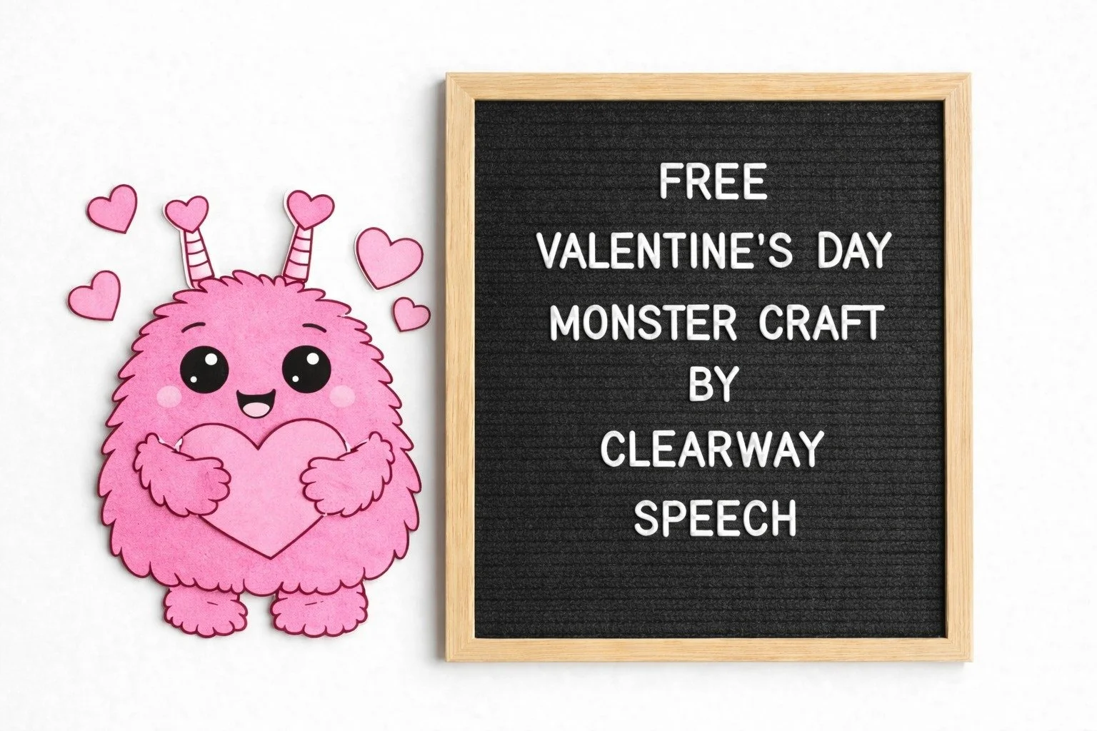 &ldquo;Will you be my Valentine?&rdquo; 💘

Visit clearwayspeech.com/resources (or the link in our bio) to download this free Valentine&rsquo;s Day monster craft for speech therapy or home use.

🌐 www.clearwayspeech.com
✉️ rachelmckee@clearwayspeech
