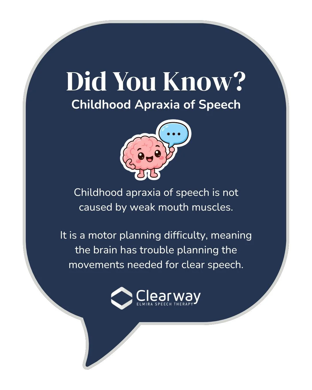 SLPs may look at how a child imitates sounds, says words, and uses longer phrases to help guide therapy!

Clearway Speech. Confident Futures.
🌐 www.clearwayspeech.com
✉️ rachelmckee@clearwayspeech.com
📞 519-588-0952

#TheSpeechPlace #ClearwaySpeech