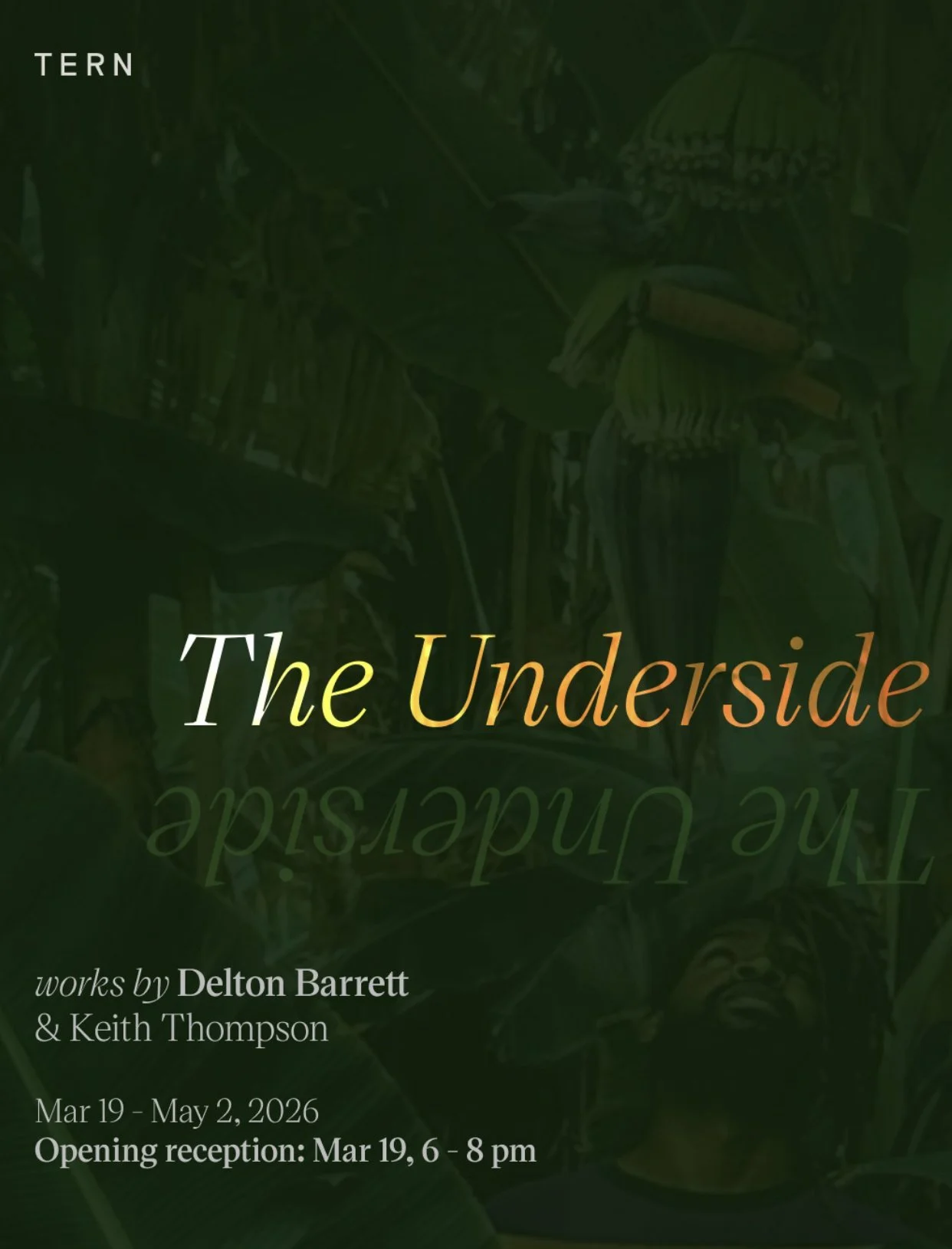 The Underside | Tern Gallery | Works by Delton Barrett and Keith Thompson Curated by Amanda Coulson