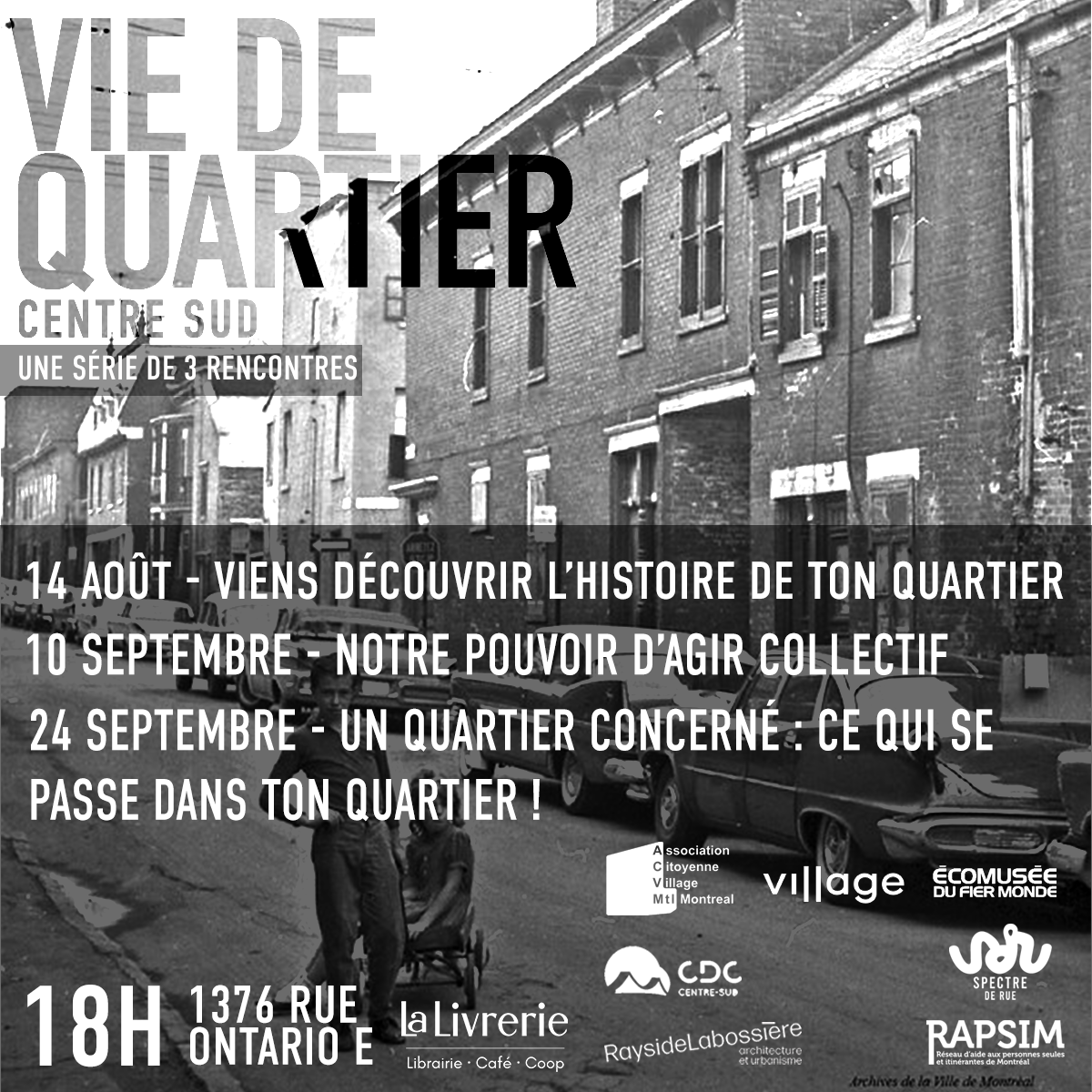 Vie de quartier : Notre pouvoir d'agir collectif comme quartier