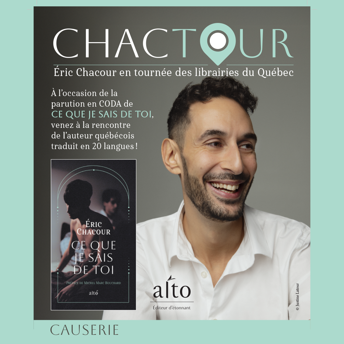 CAUSERIE - Éric Chacour
