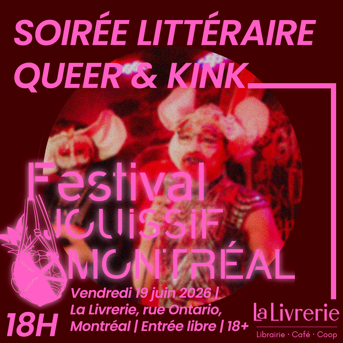 Soirée littéraire queer & kink — Festival Jouissif
