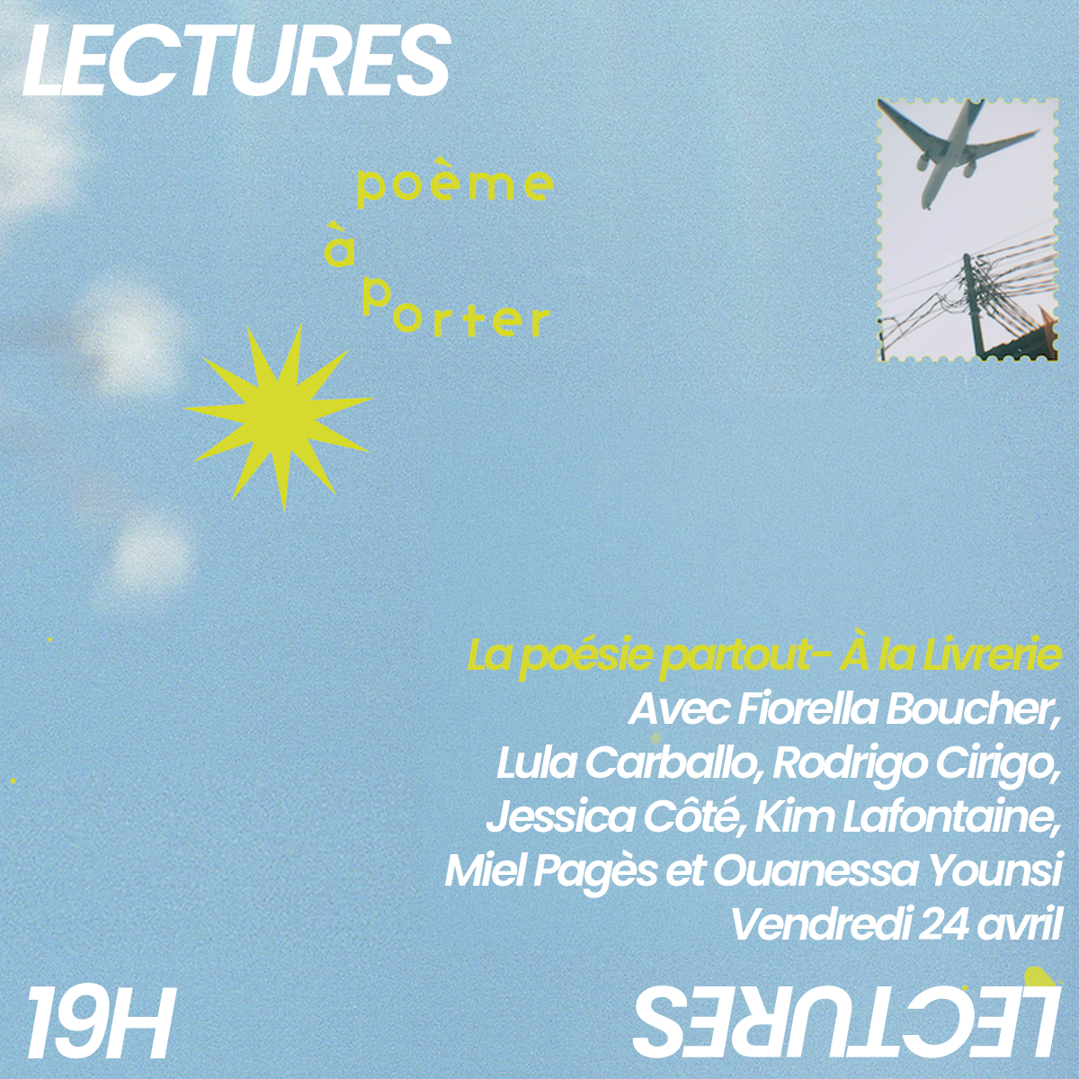 La poésie partout- Lectures