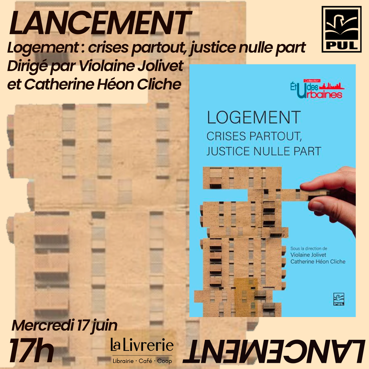 LANCEMENT - LOGEMENT : CRISEs PARTOUT, JUSTICE NULLE PART