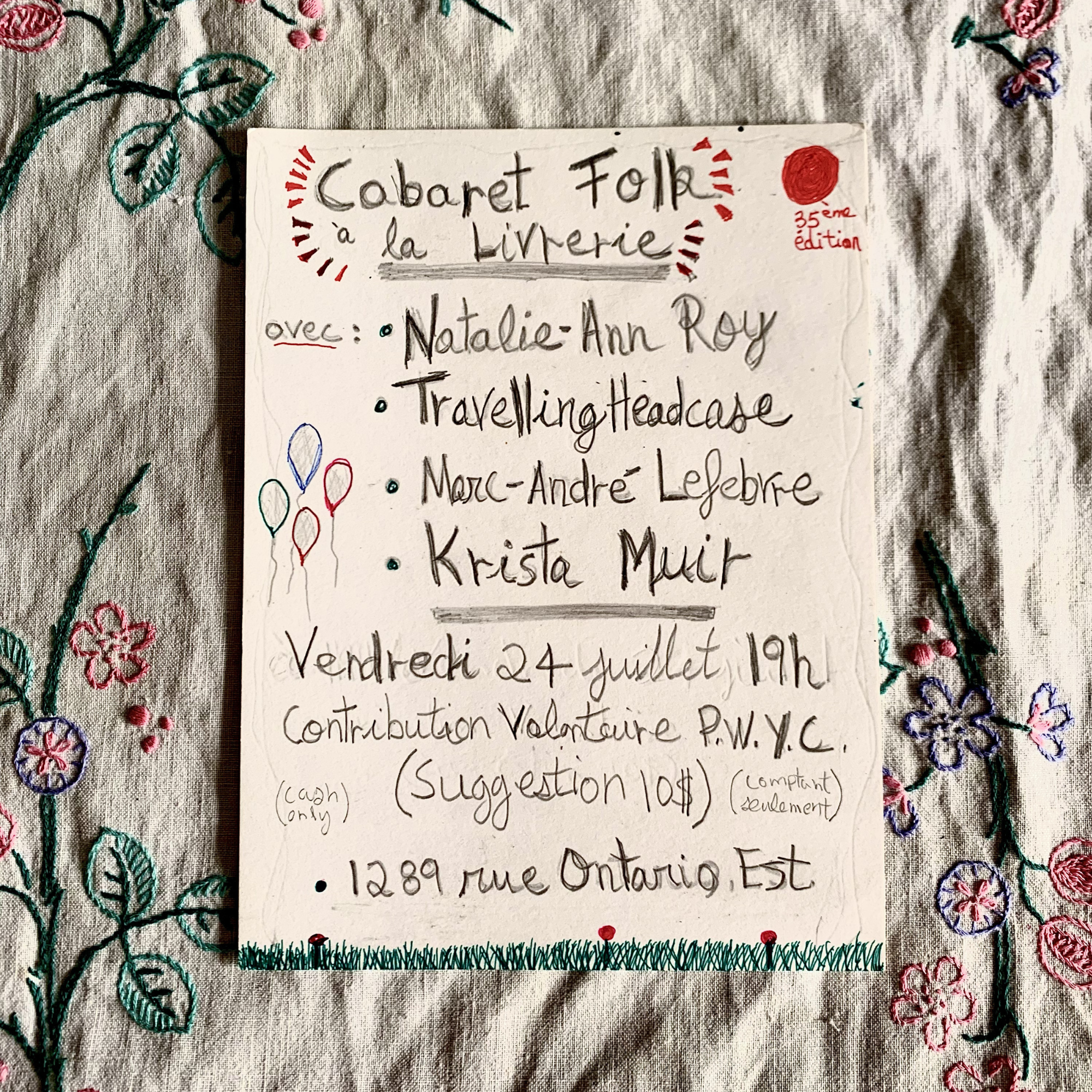 Cabaret folk - 35e édition