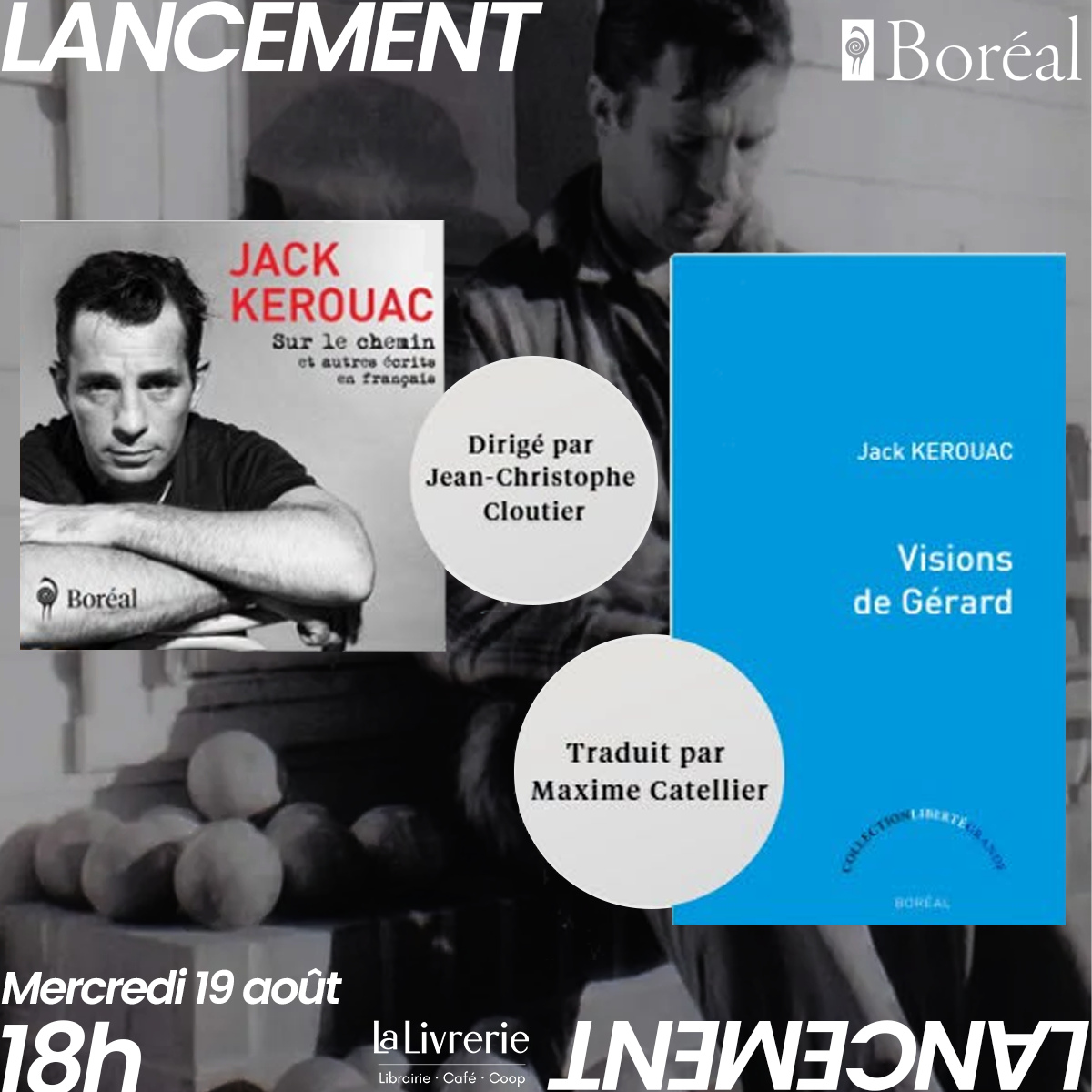 LANCEMENT DOUBLE - Kerouac
