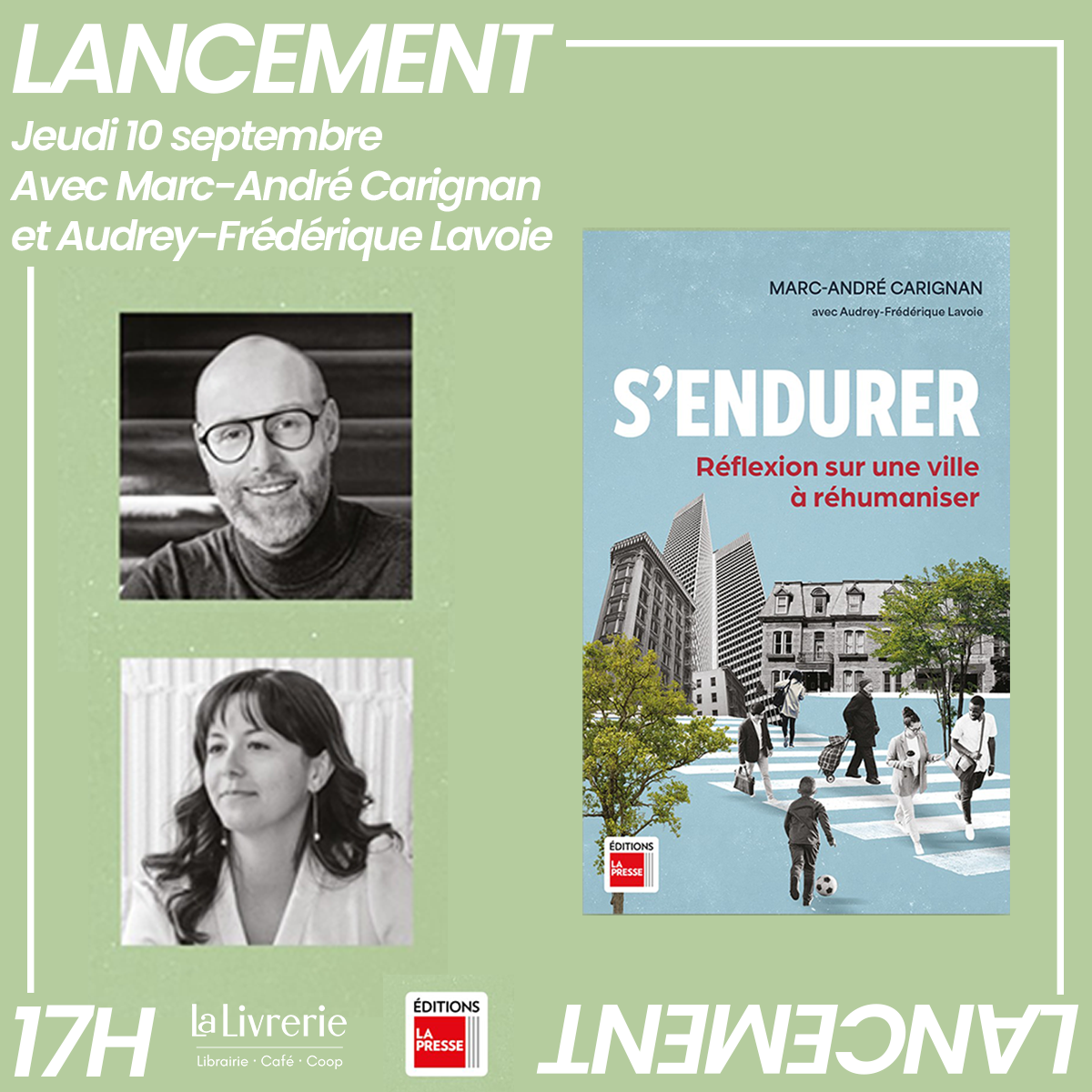 Lancement - S'endurer - Réflexion sur une ville à réhumaniser