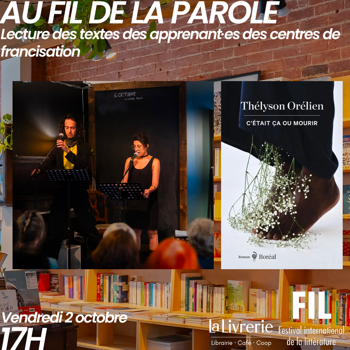 Au fil de la parole avec... Thélyson Orélien