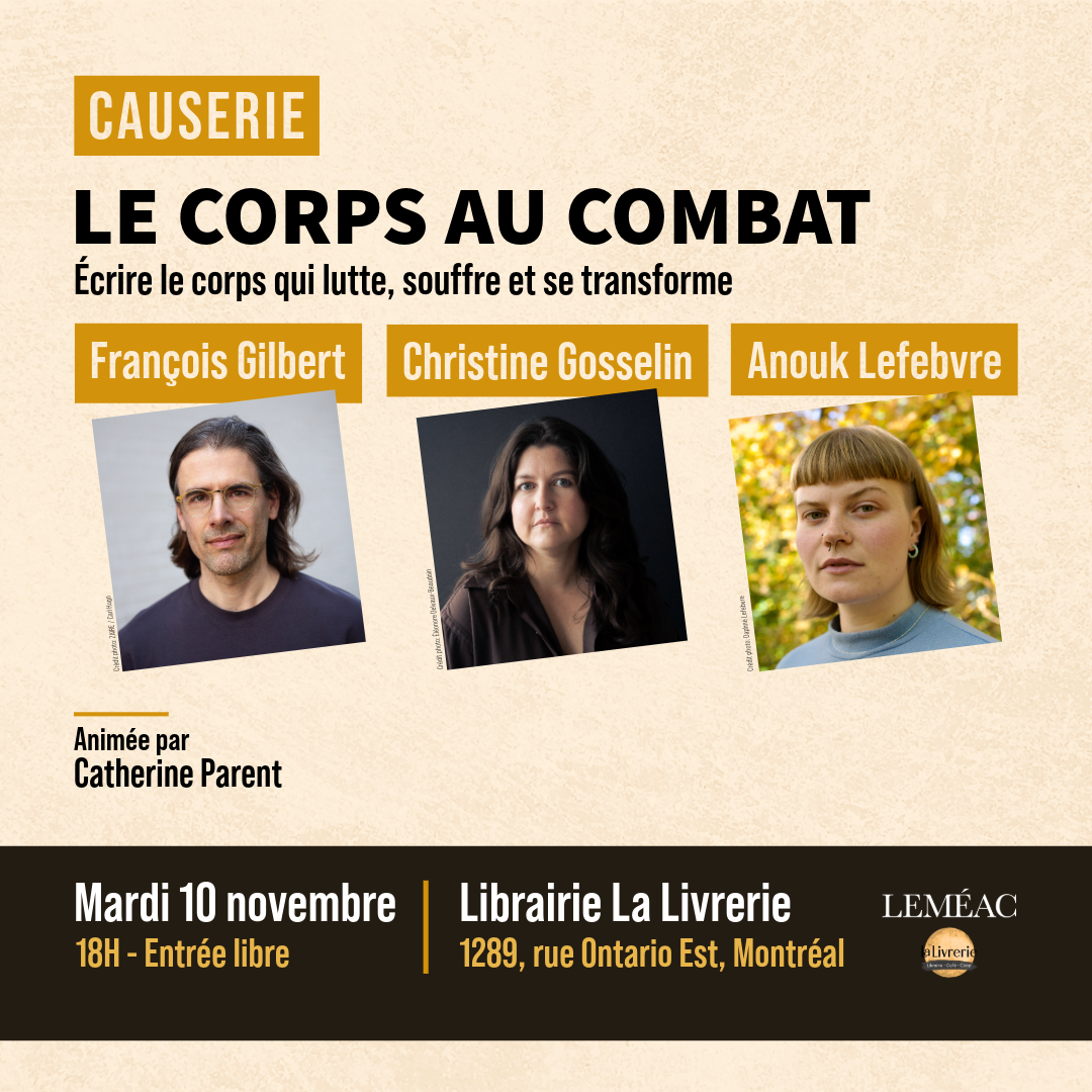 Causerie - Le corps au combat
