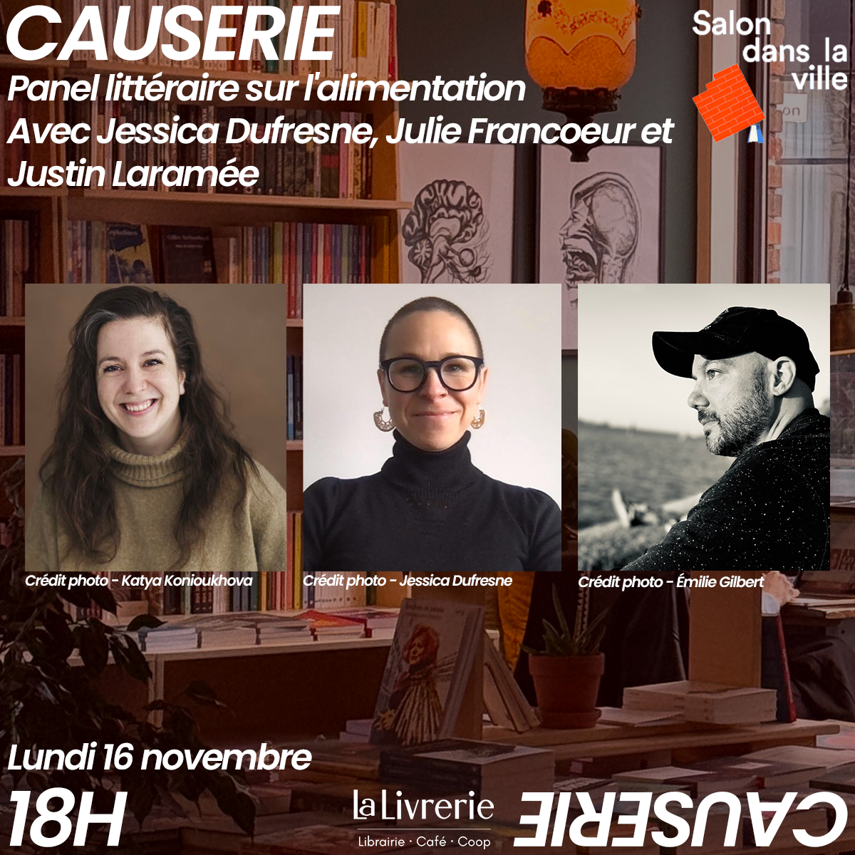 Causerie - Panel littéraire sur l'alimentation