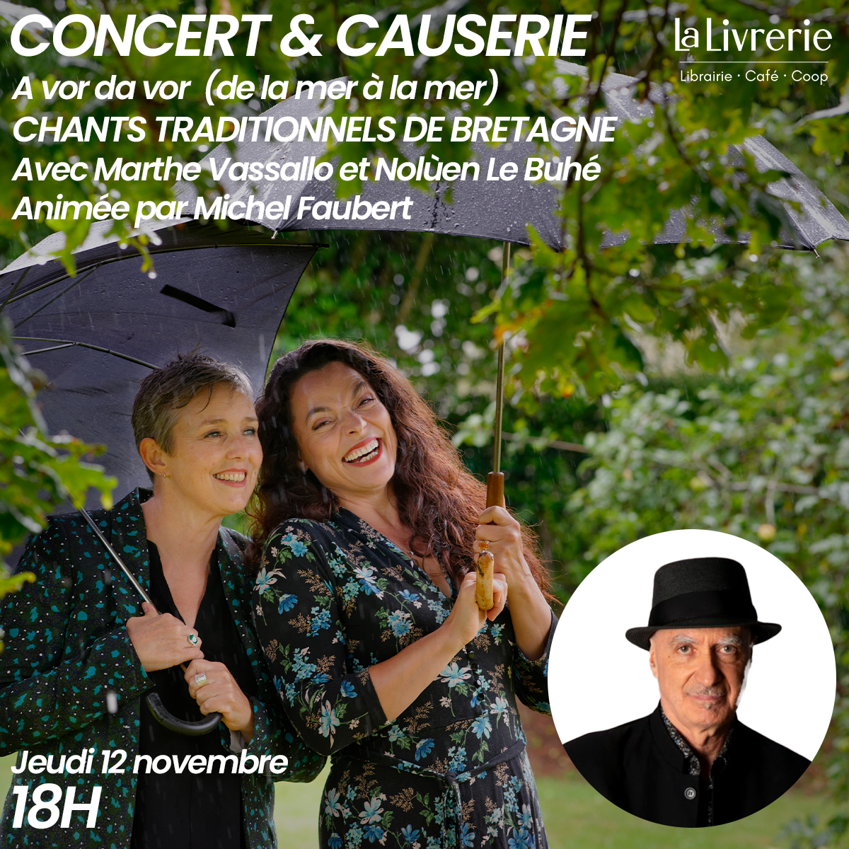 Concert & causerie - A VOR DA VOR  (De la mer à la mer)