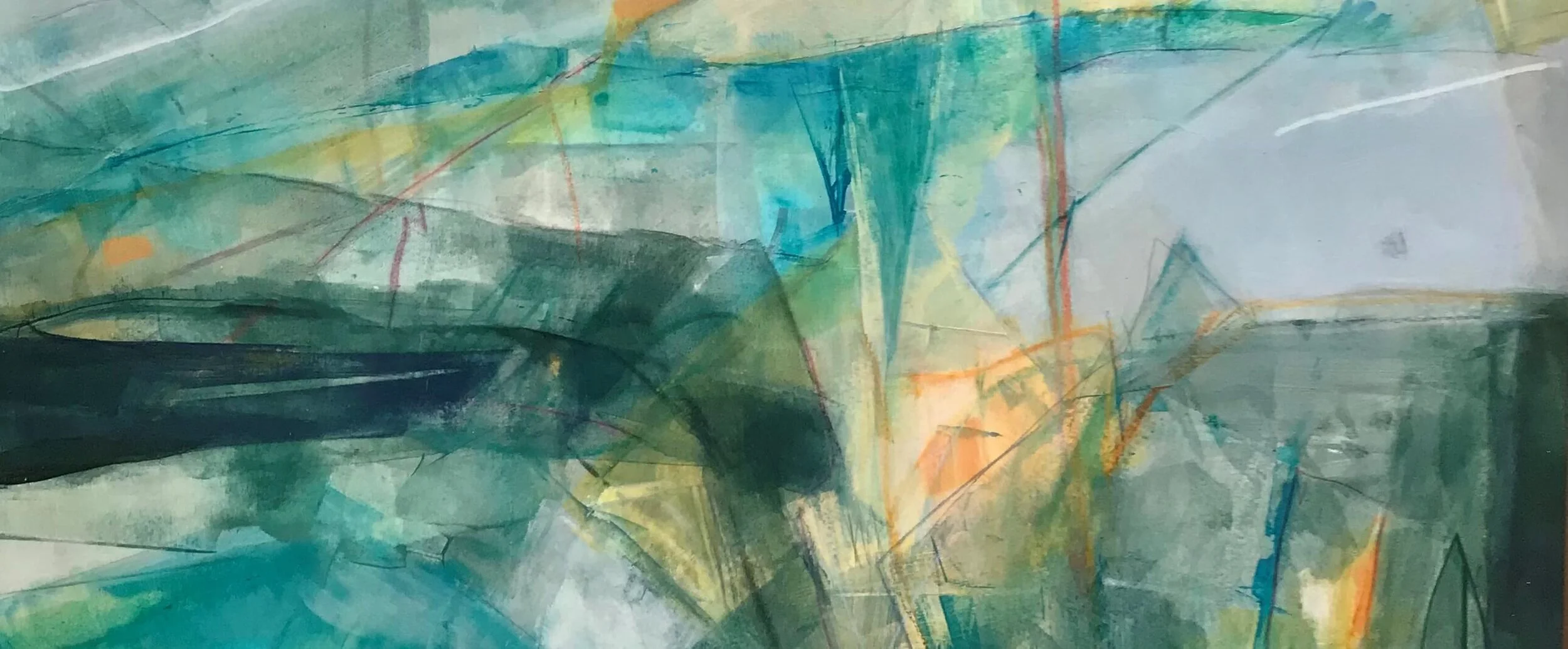 Annie Green Art Abstract Artist, East Lothian