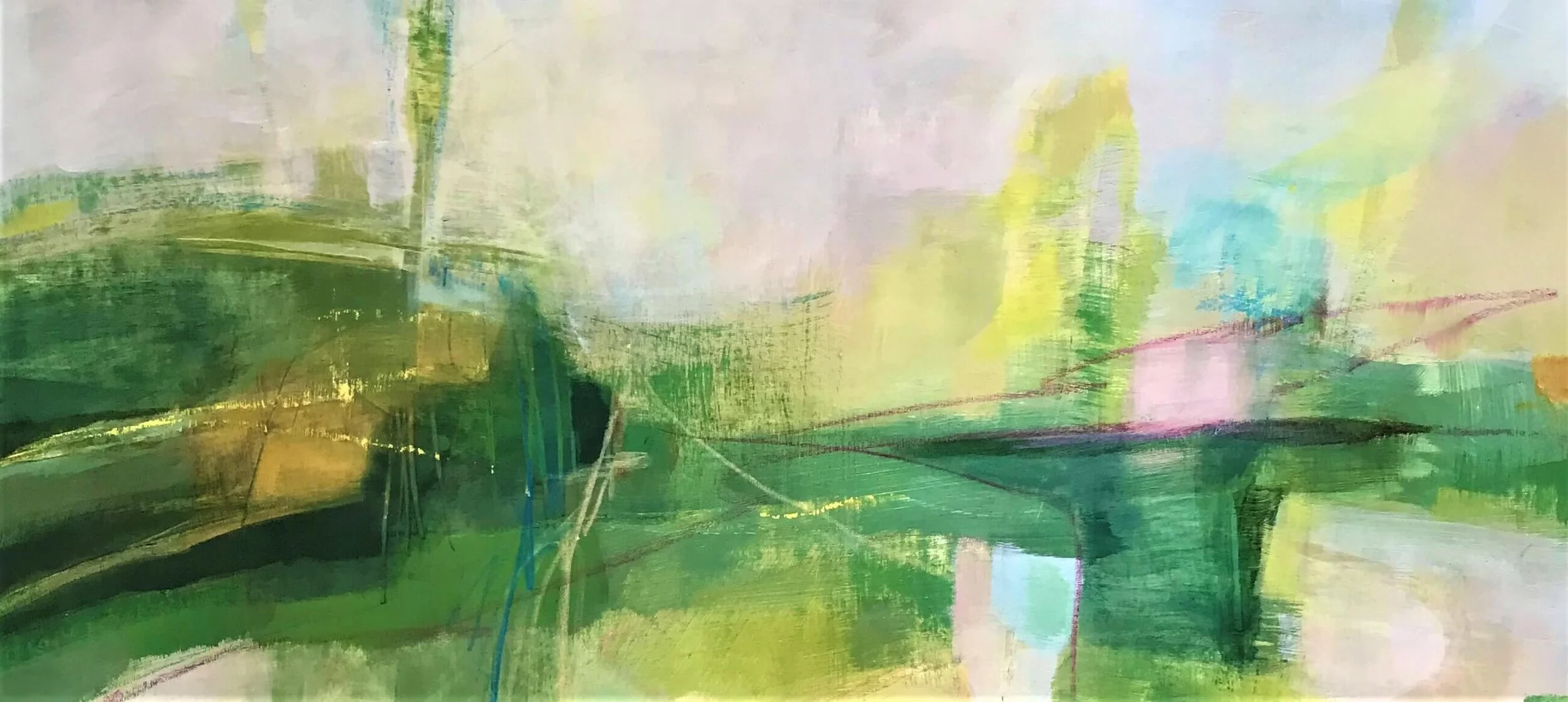 Annie Green Art Abstract Artist, East Lothian