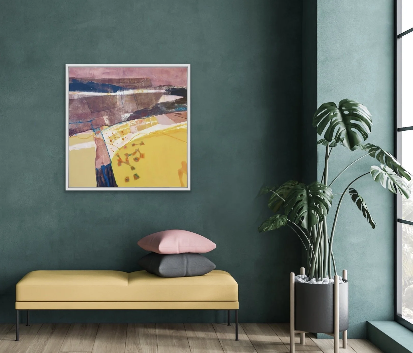 Annie Green, Under a harvest sky, in situ 2.jpg