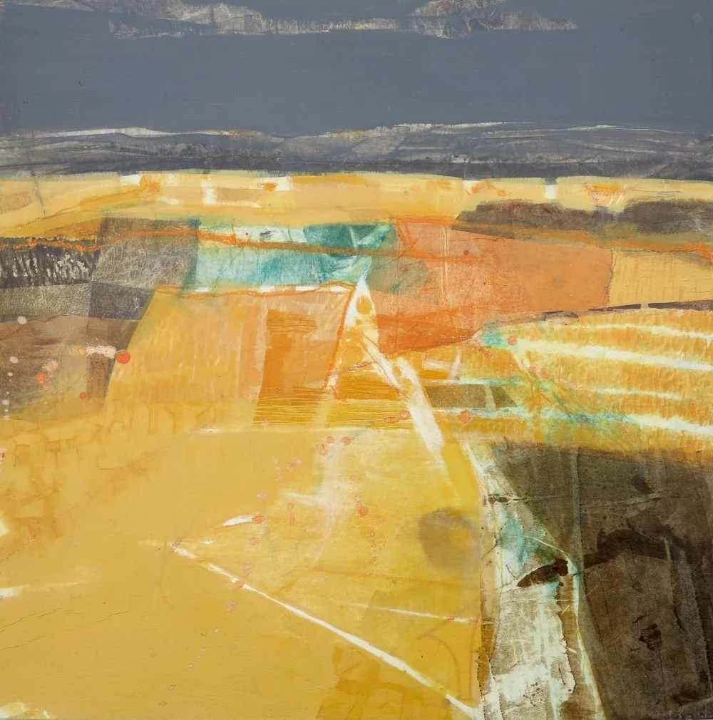 Annie Green, End of summer, 50x50cm, mixed media on wood £610, .jpg