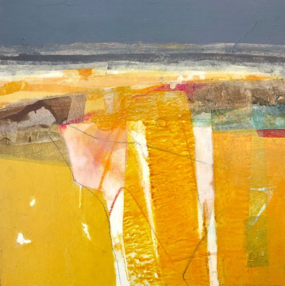 Annie Green, Autumn rain, 30x30cm, mixed media on wood, £400.jpg