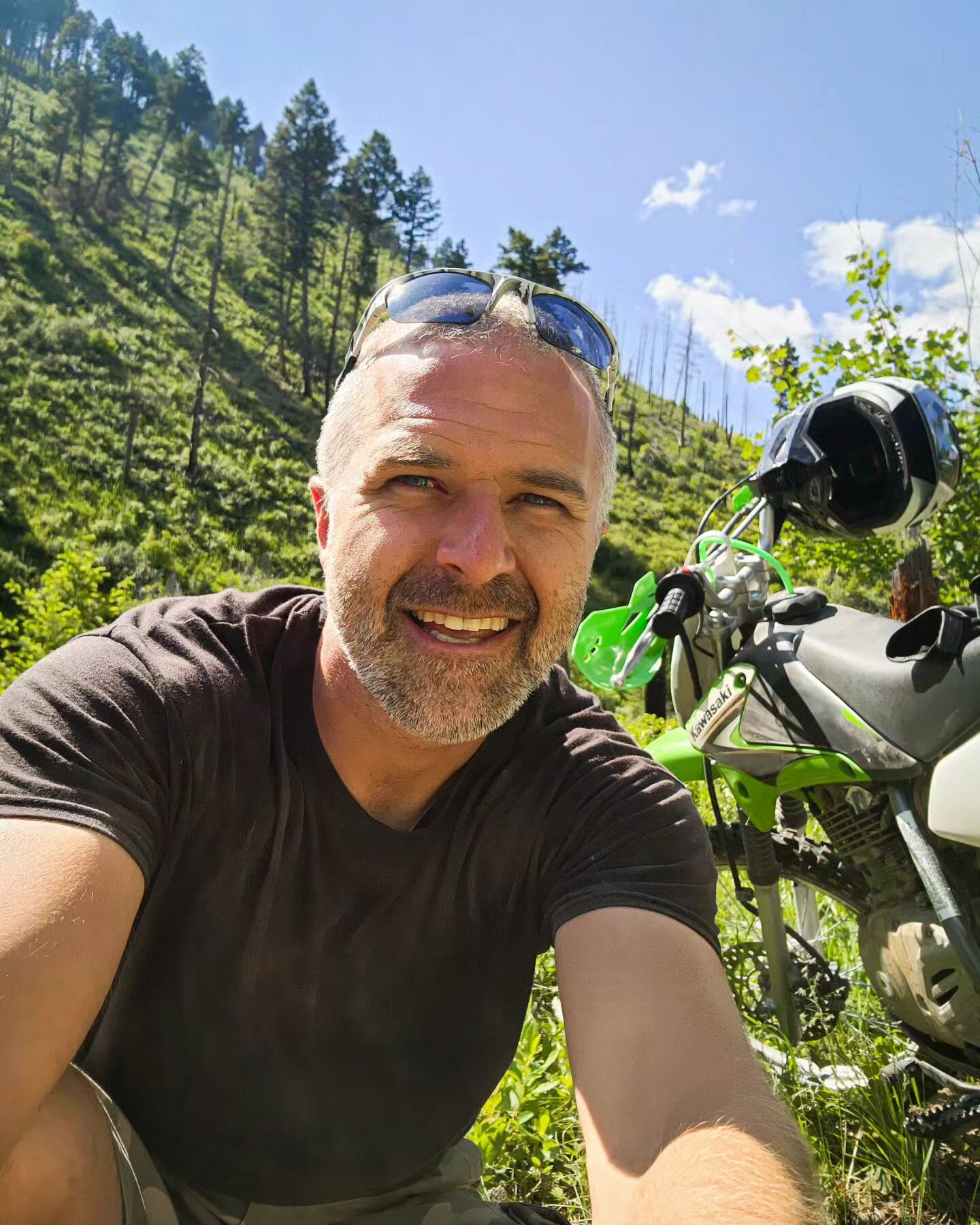 Trail riding some hills in Montana!  What fun things are you all doing this weekend?