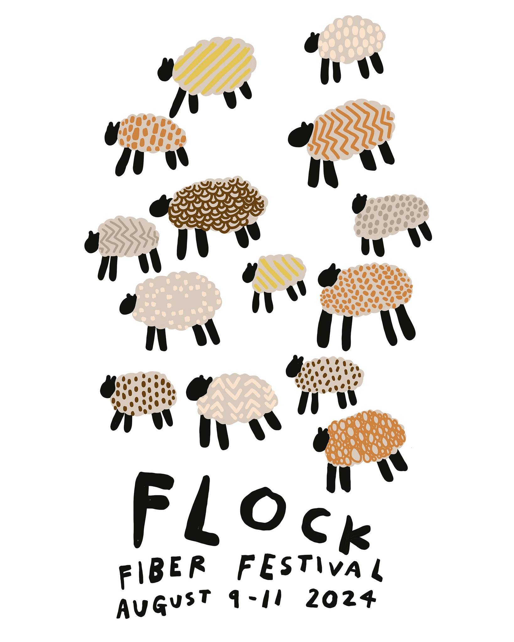 I'm pretty excited to announce that I will be a vendor at Flock Fiber Festival. All thanks to the wonderful @blarneyyarn who pushed me to share a booth with her. We are so excited to be designing a booth together with lots of pretty things! Stay tune