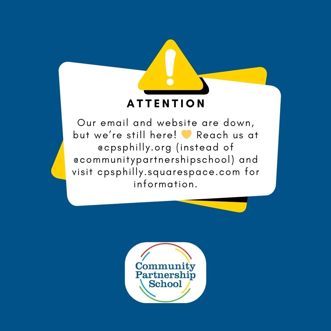 We&rsquo;re currently experiencing some technical difficulties with our website. While we work to resolve the issue, you can reach us at any @cpsphilly.org email address and to temporarily visit our website at cpsphilly.squarespace.com. Thank you for