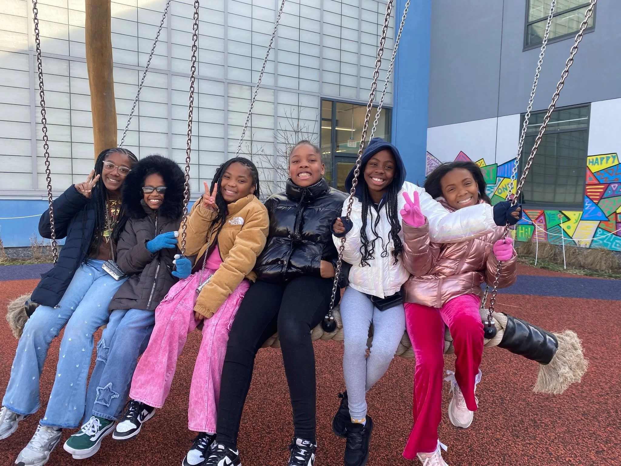 All smiles from some of our amazing 5th graders! 😄 As we celebrate CPS&rsquo;s 20th anniversary, this group gives us a glimpse into 20 years of impact. Their bold beginnings at CPS are just the start. It is proof that limitless futures are ahead! ✨
