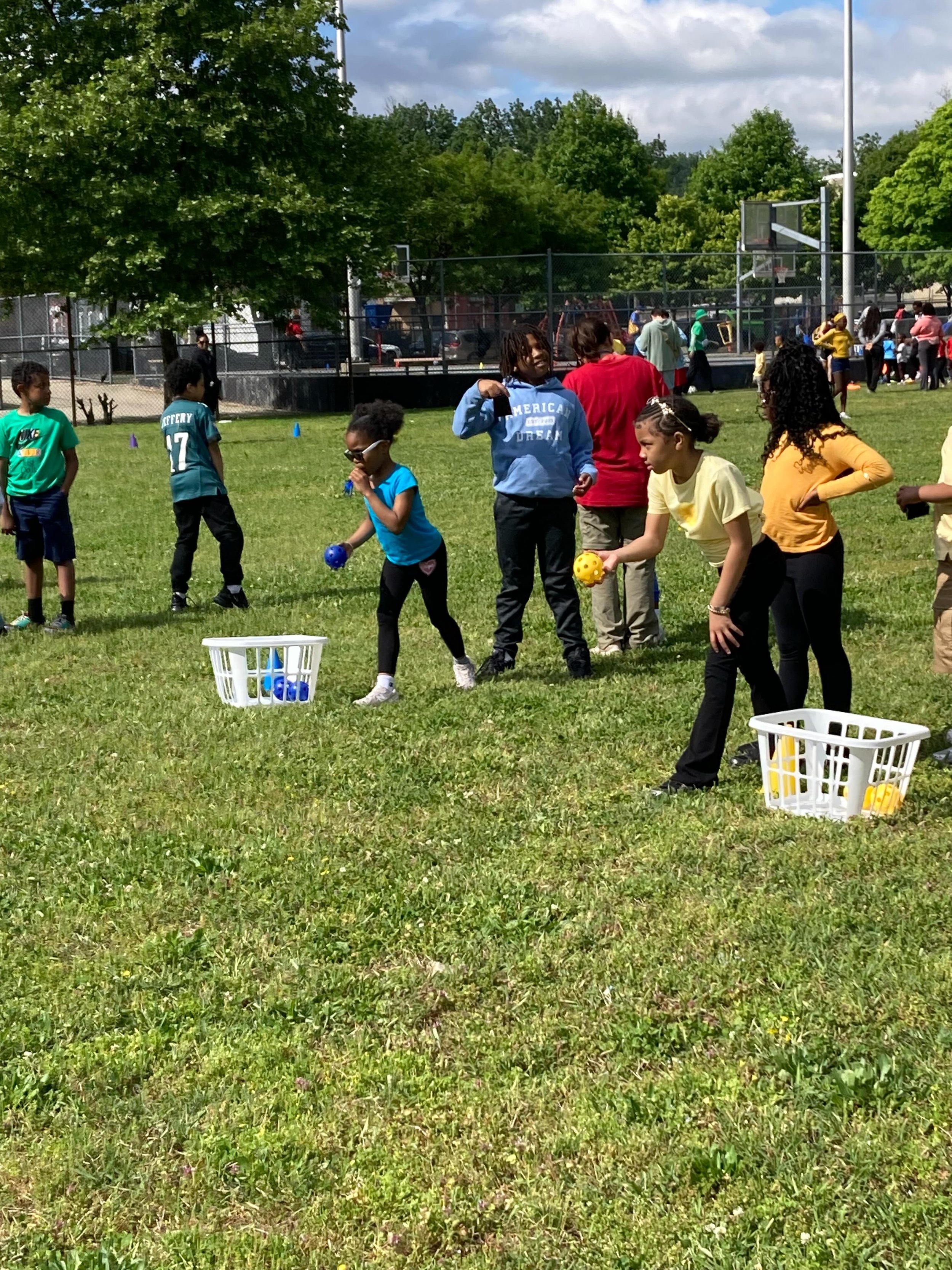 Our Field Day last Friday was a huge success! Students participated in fun, competitive games such as sack race, three-legged race, and cherry picking! Whether they were on the blue, red, green, or yellow team, everyone had a blast!

A huge thank you