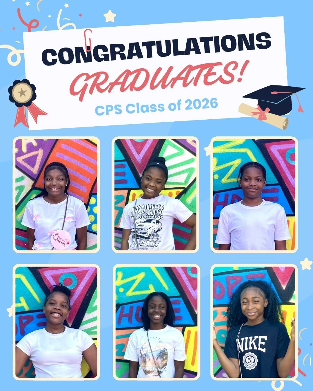 Today we are highlighting more of our fifth graders! We are so proud of them and how much they&rsquo;ve grown during their time at CPS. They all have incredibly bright futures ahead of them and we wish them well on the next step in their educational 