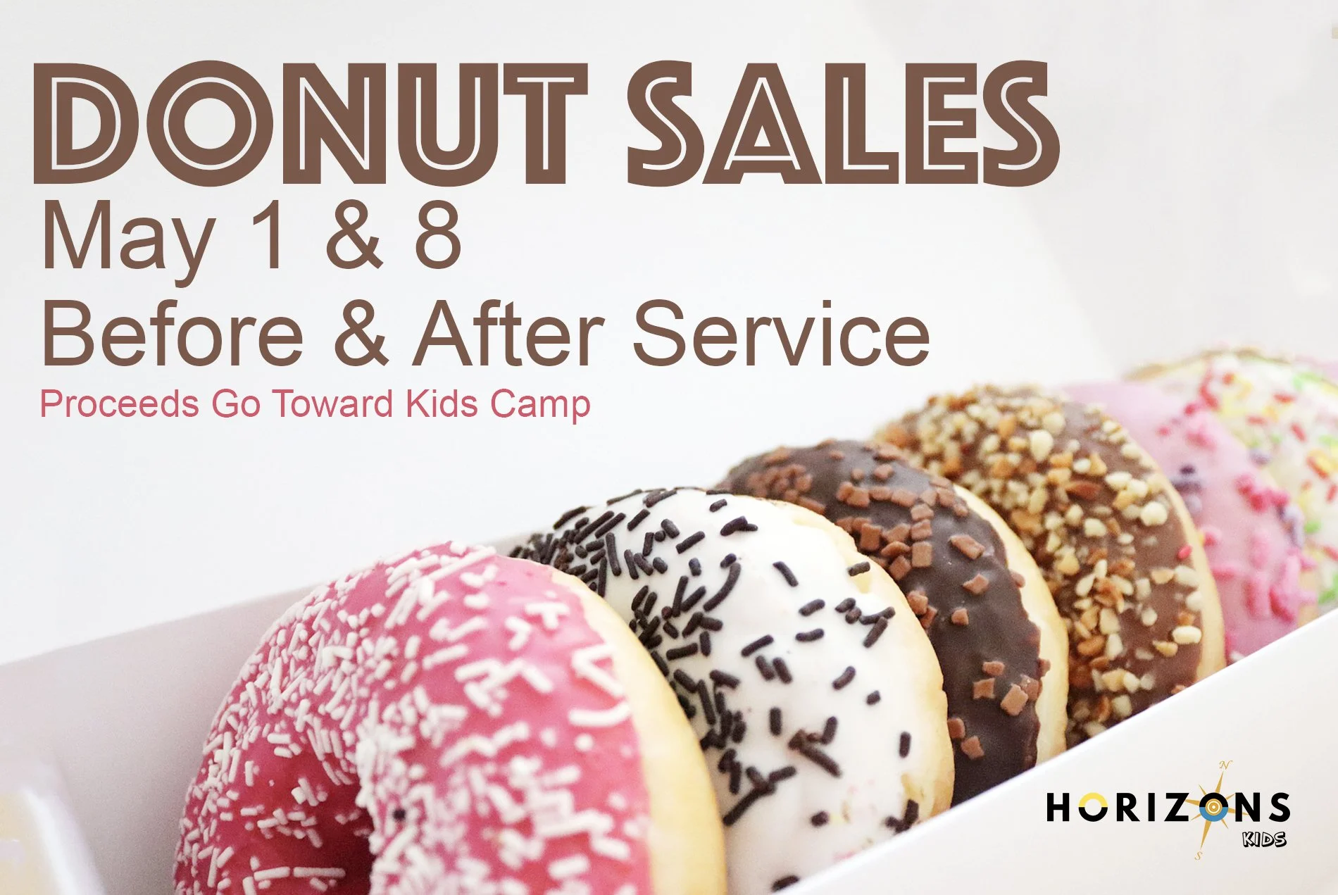 DONUT SALES BENEFITING KIDS CAMP