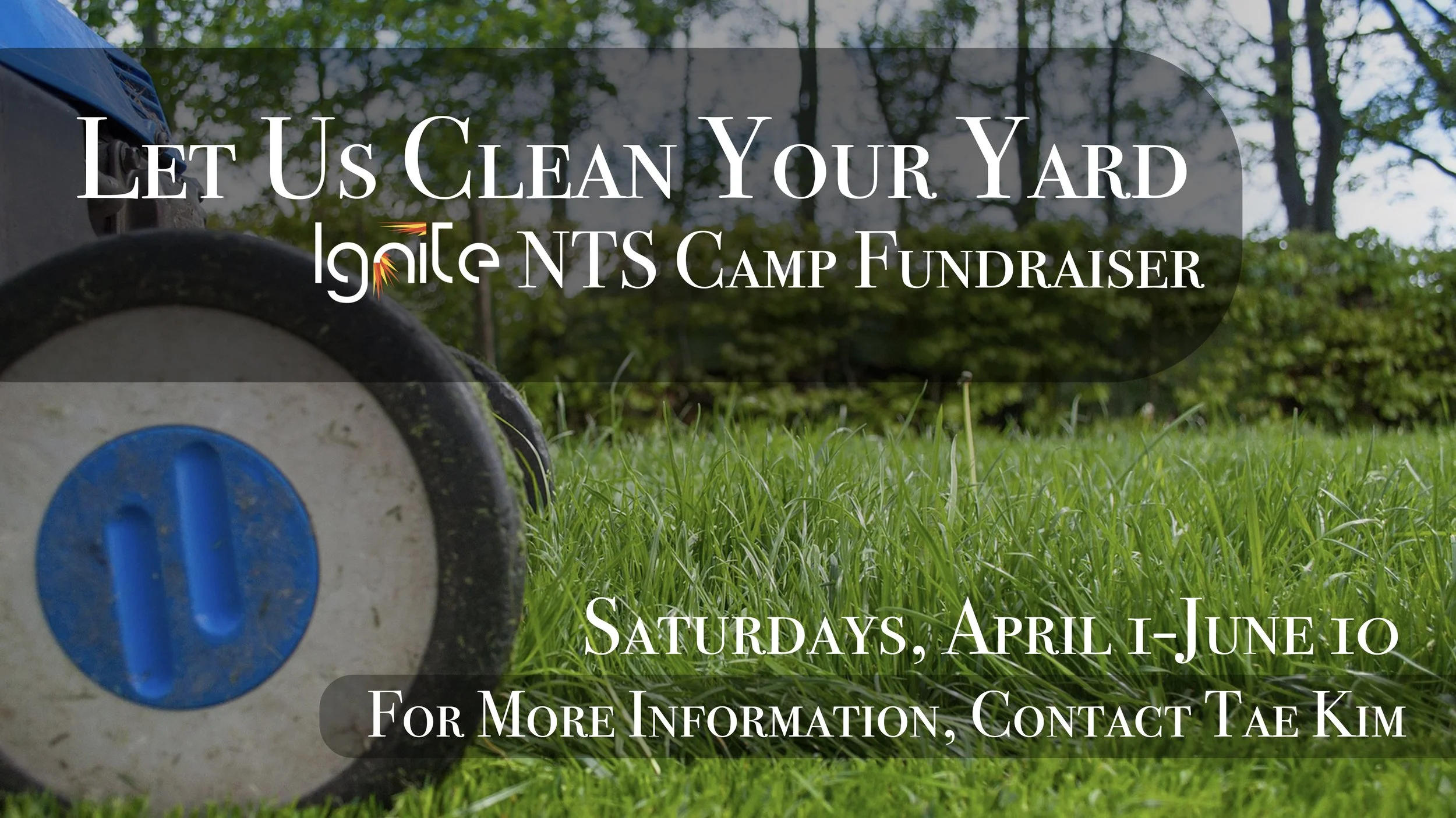 STUDENT CAMP YARD CLEANING  FUNDRAISER 