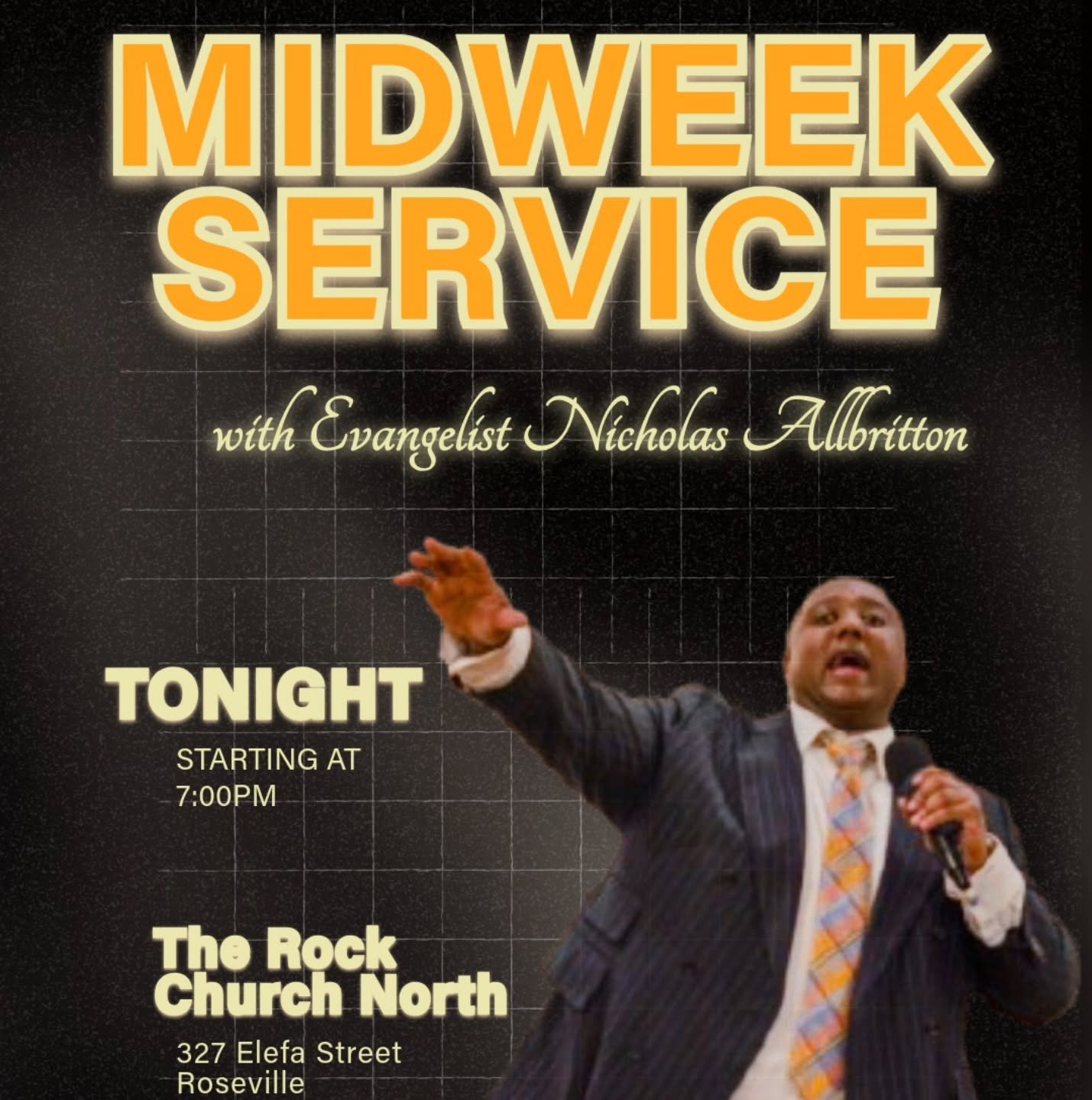 Join us this evening!