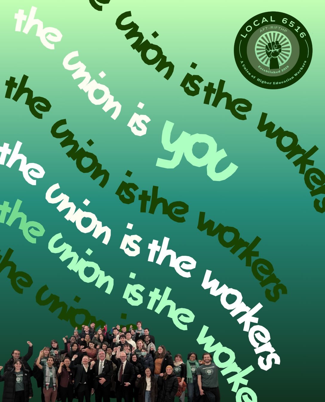 The union is you! Now&rsquo;s the time to get involved and here&rsquo;s how! 💚

Our Organizing and Comms committees meet every week. 
Social justice meets every other Tuesday (beginning the 29th). 
Political and International Committee meetings are 