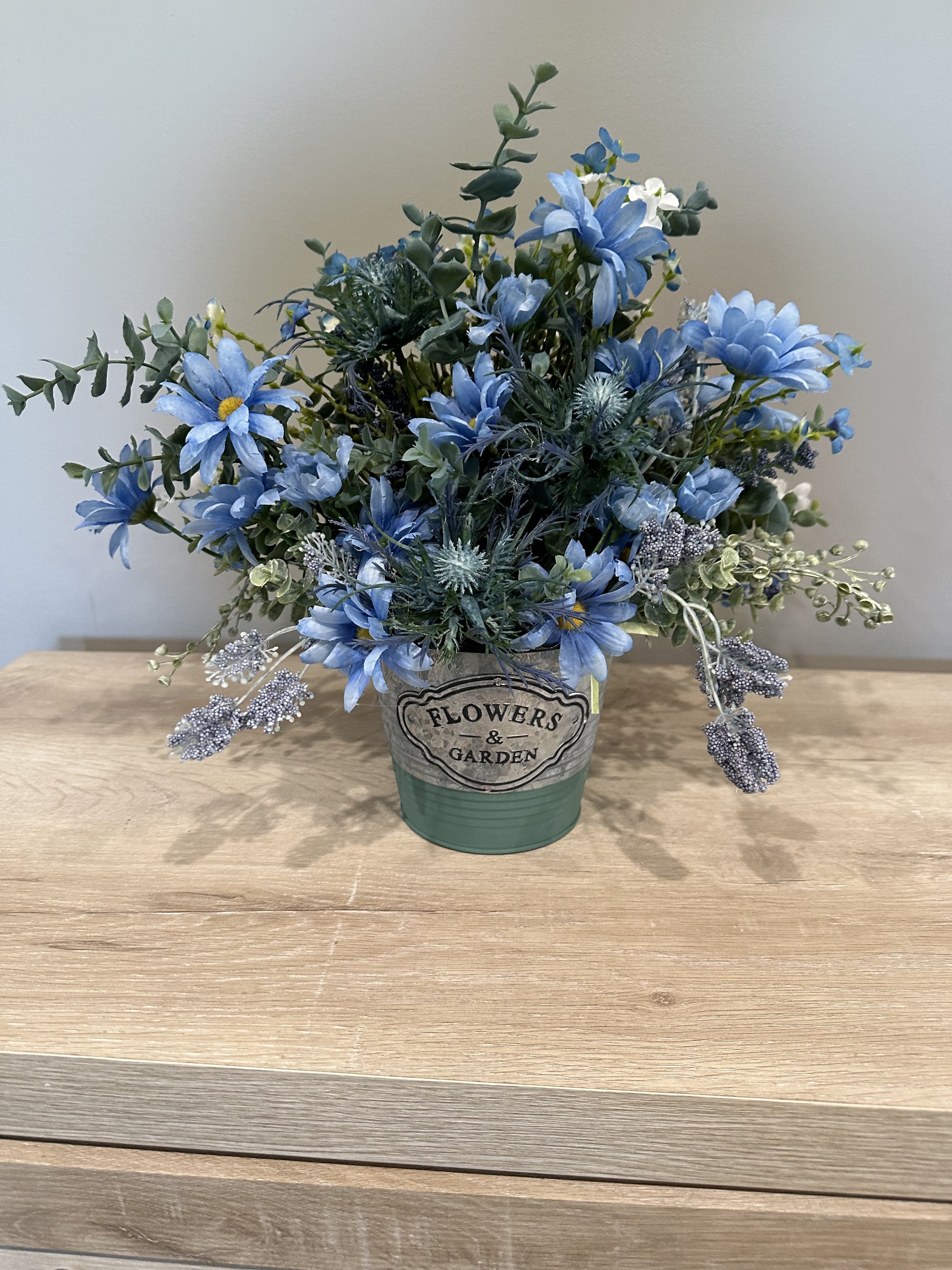 Blue Garden Bucket