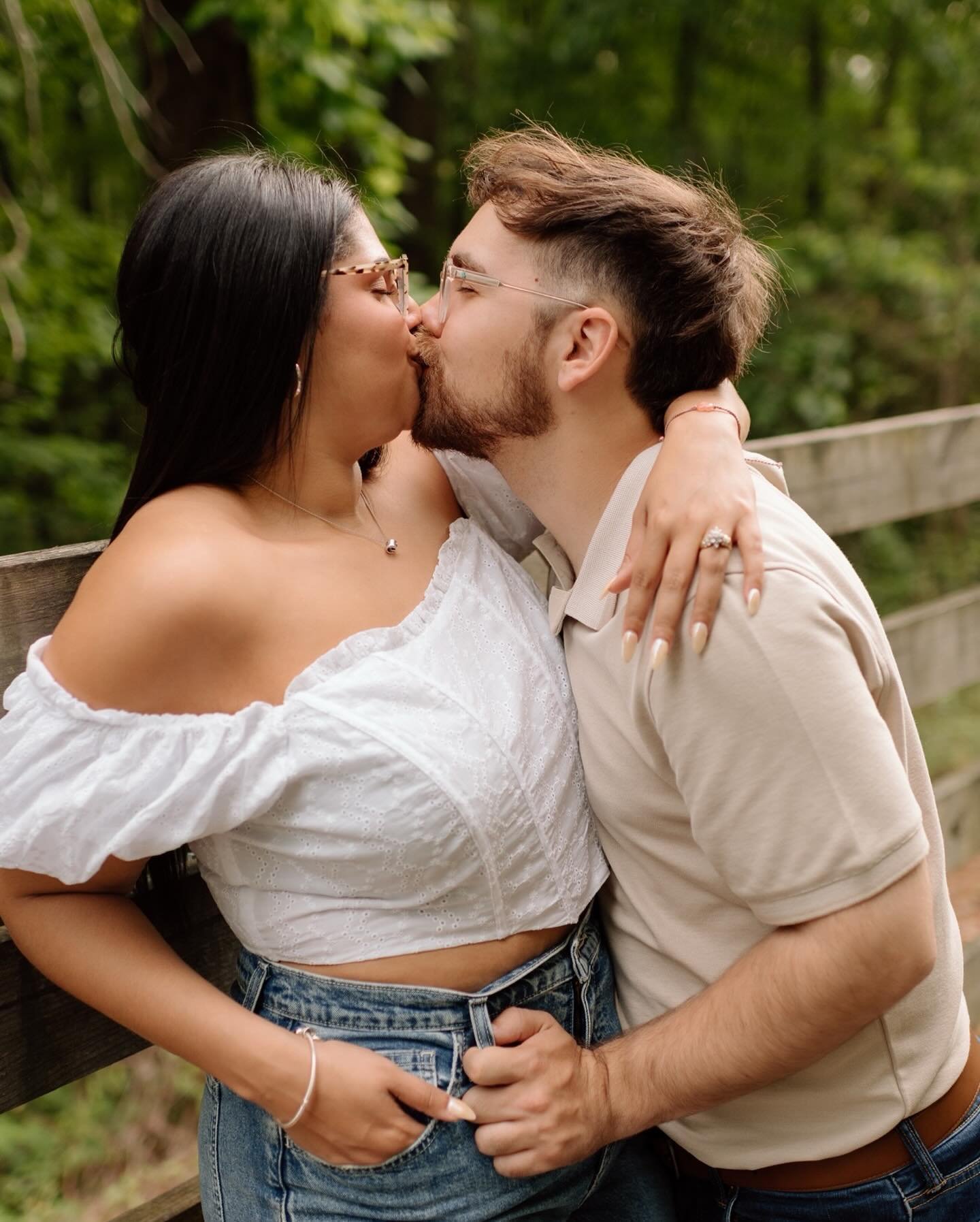 Camryn + Gary were totally down to hop on rental bikes to get to the good spots during their engagement session. It saved us that time to focus more on capturing them and celebrating their future together. 

They both have fabulous style and a natura