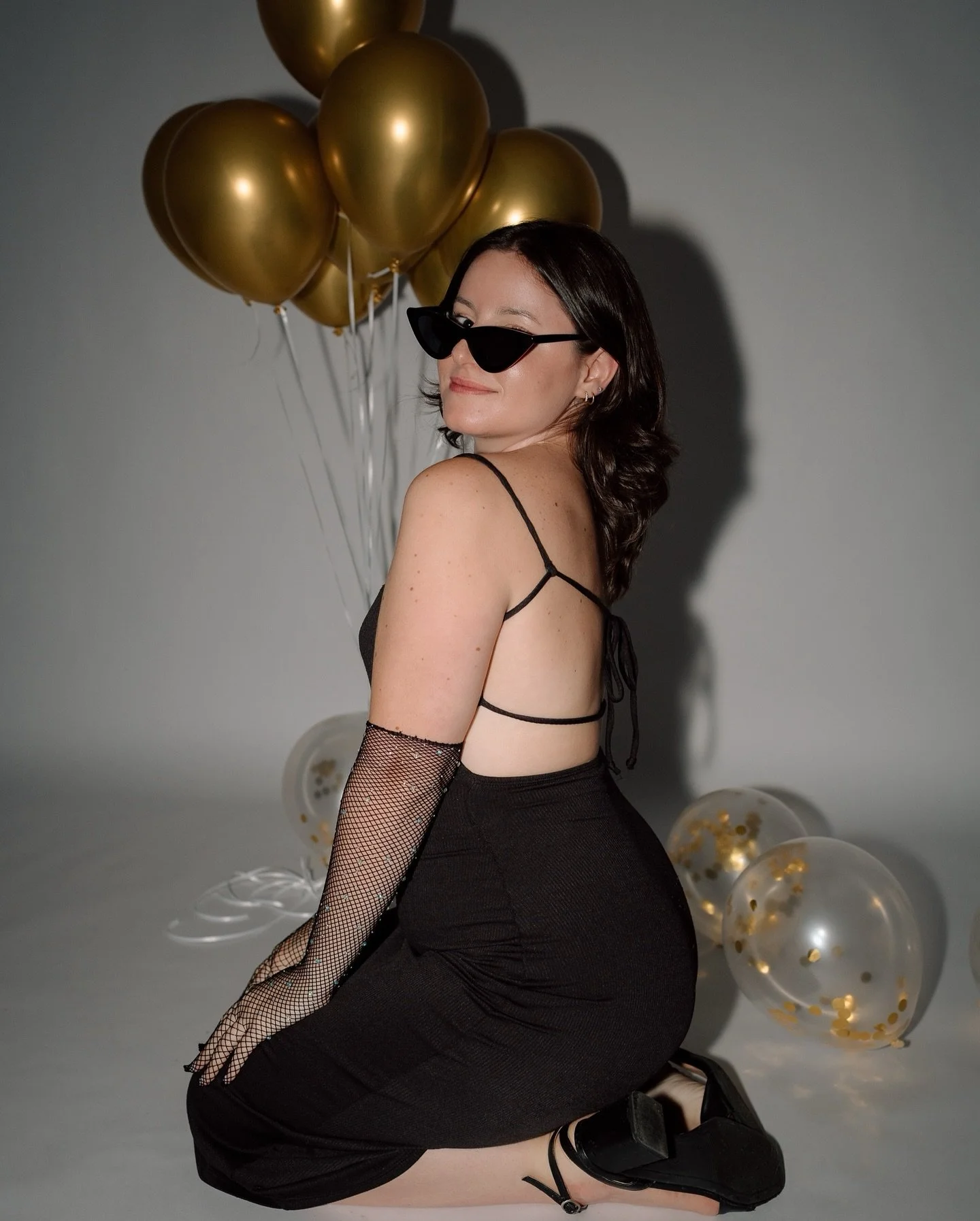 This GOLDEN girl celebrates her 24th birthday today! We had fun with these flashy photos in my home studio to commemorate it. Happiest of Birthdays, Lizzy! 

Have you guys ever heard of a golden birthday? Mine passed before I could even drive, and my