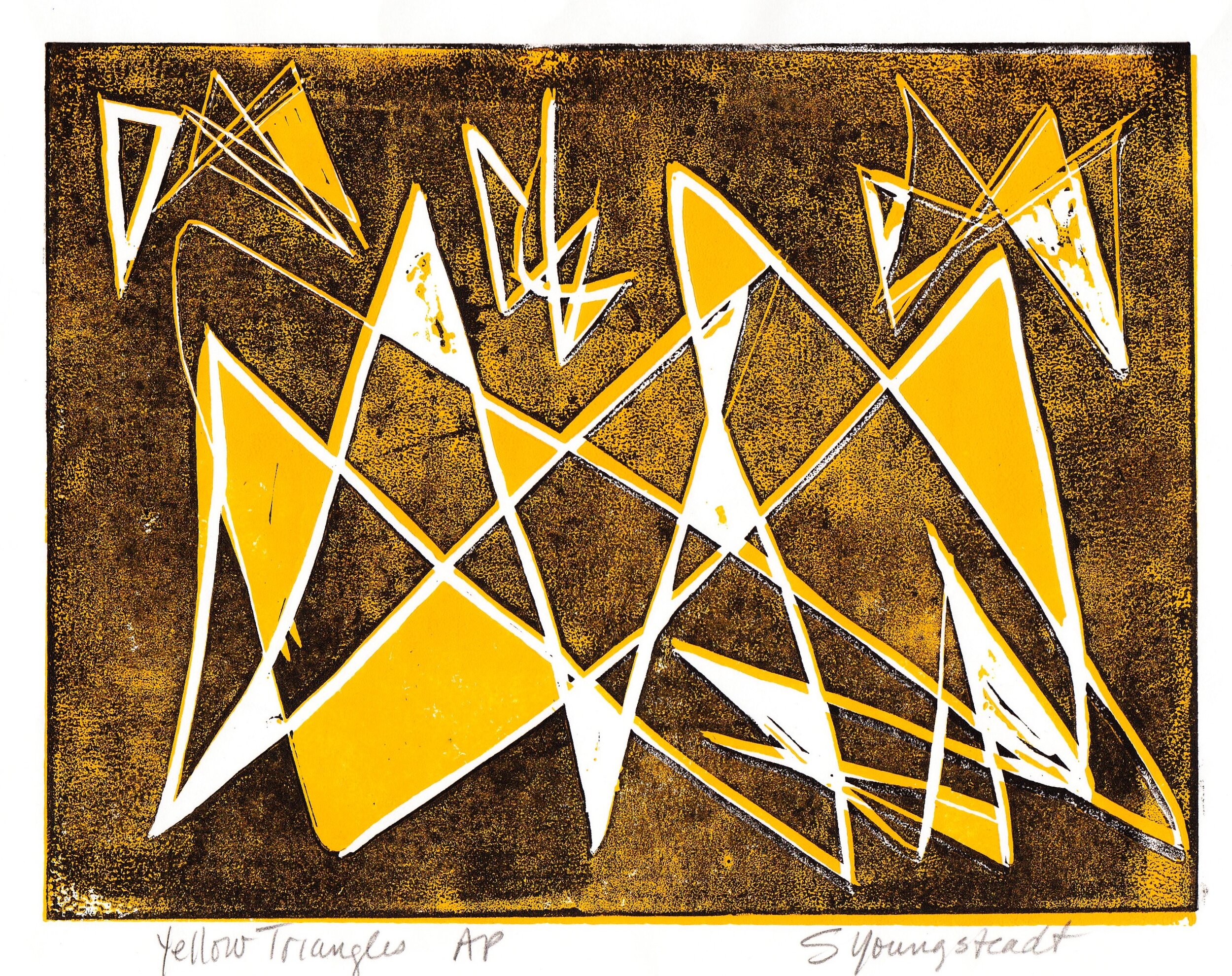 "Yellow Triangles"  by Susana Youngsteadt