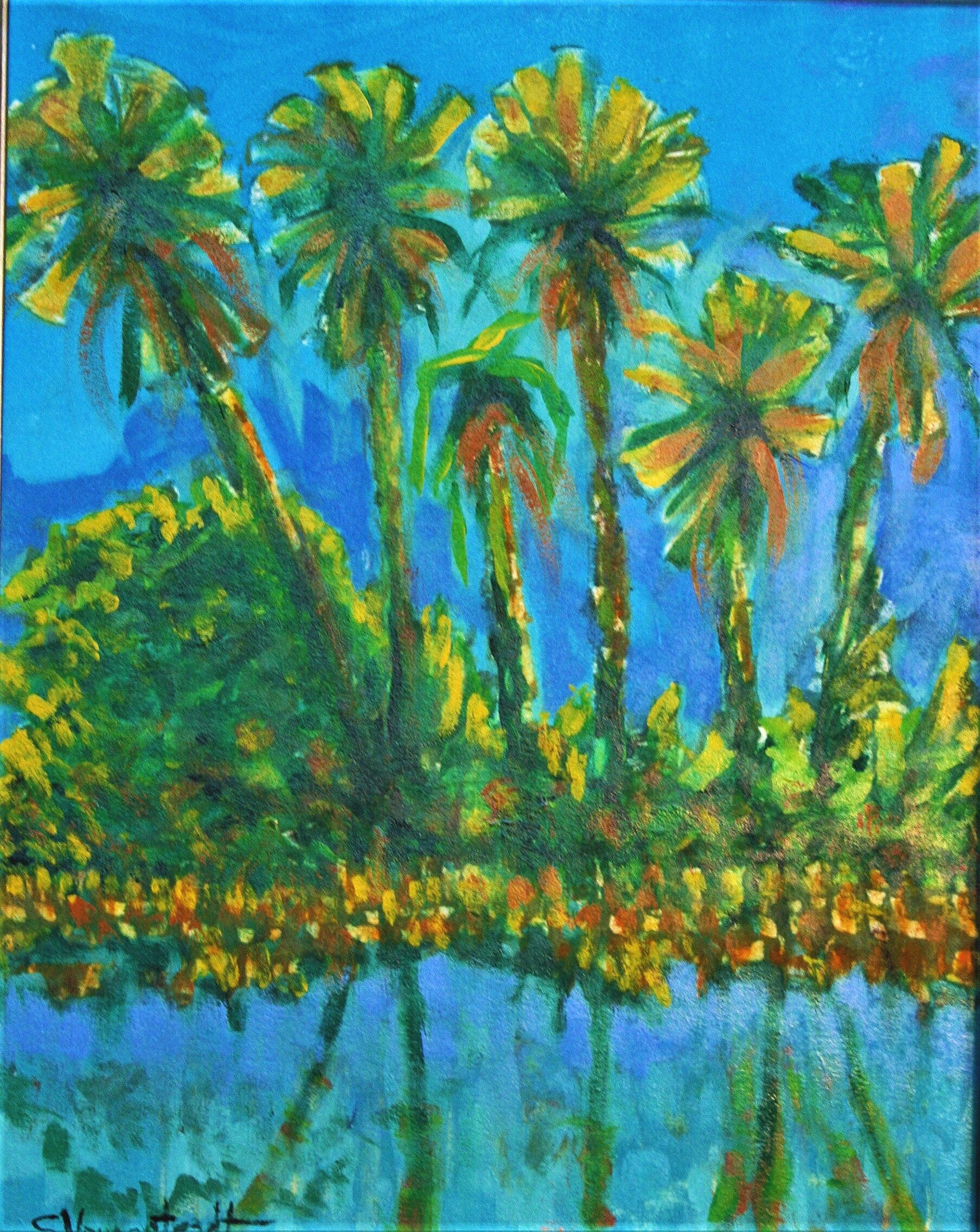"Crystal River Palms II"  by Susana Youngsteadt