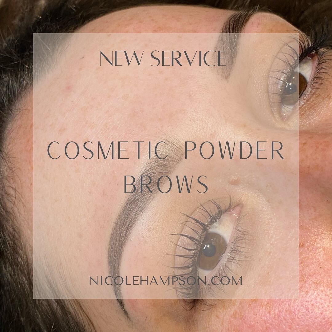 And it&rsquo;s live! 

Some of you already know that I have been doing Cosmetic Powder Brows for over a year now and LOVE THEM! 

As of today, my business is my full time job 🎉 Which means I will now be doing cosmetic tattooing from here! 

Make sur
