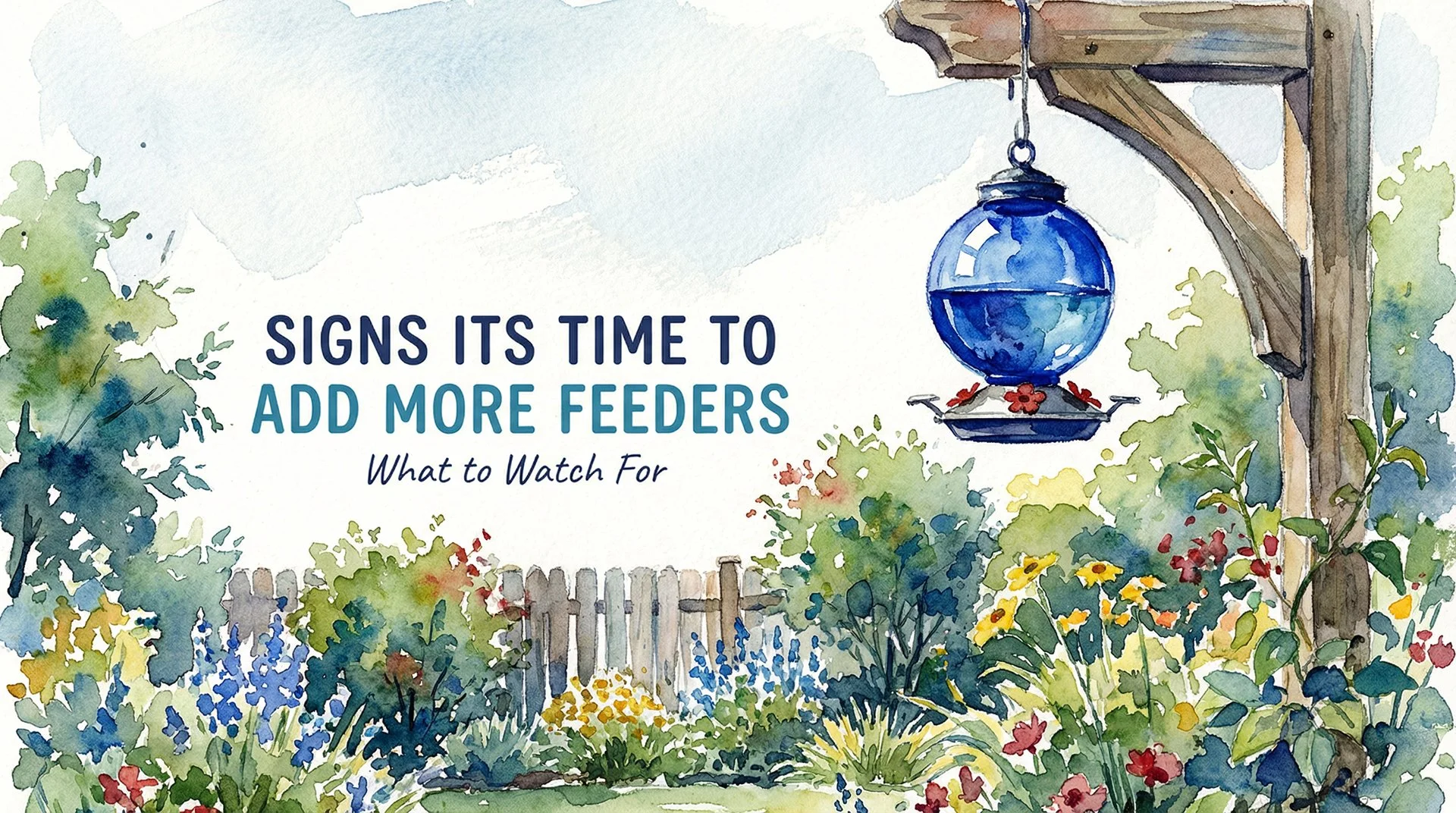 Signs It's Time to Add More Hummingbird Feeders