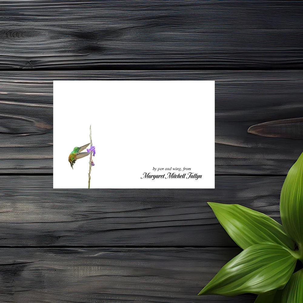 Set of 6 Personalized Note Cards