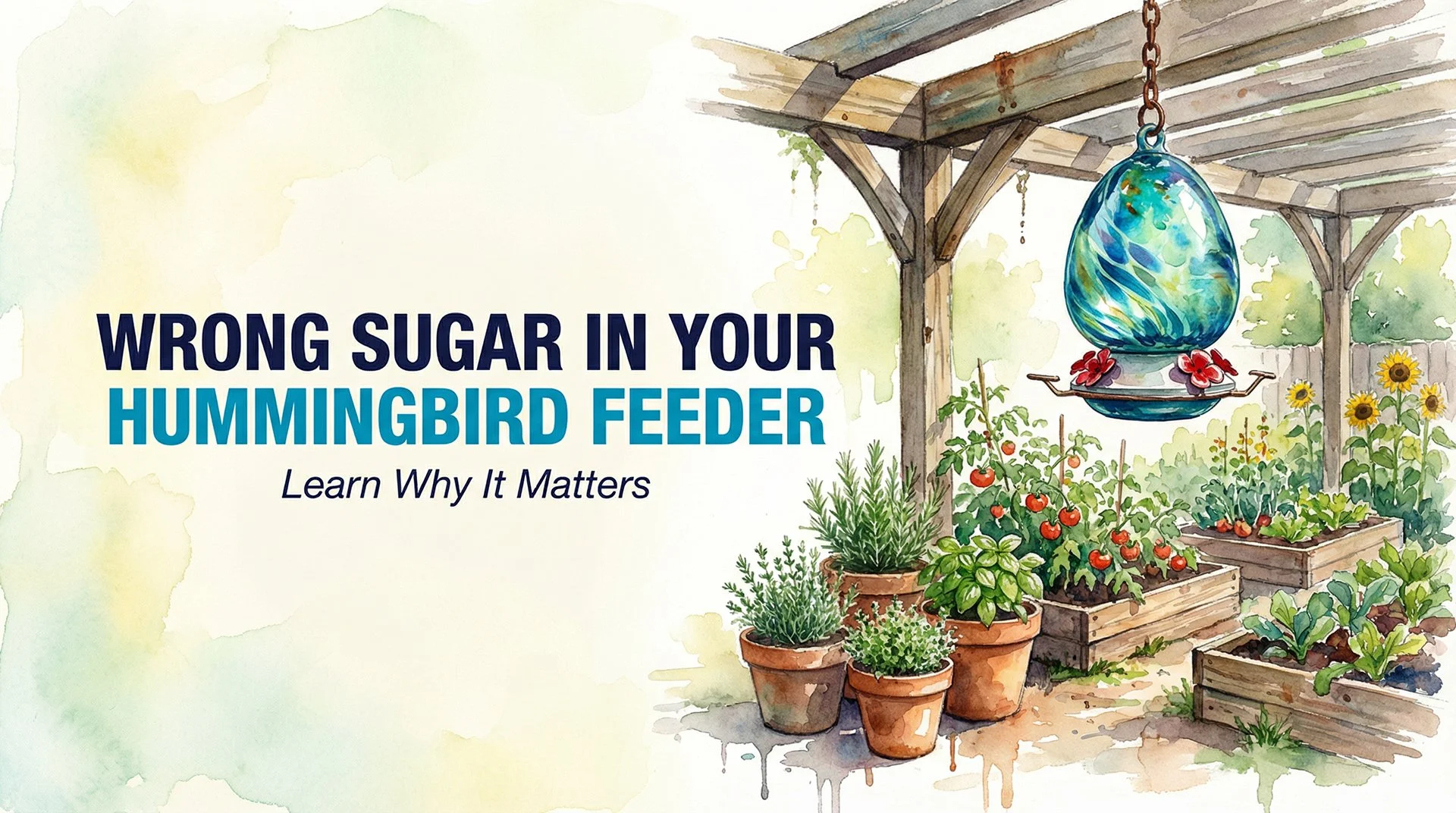 Wrong Sugar in Your Hummingbird Feeder? Learn Why It Matters