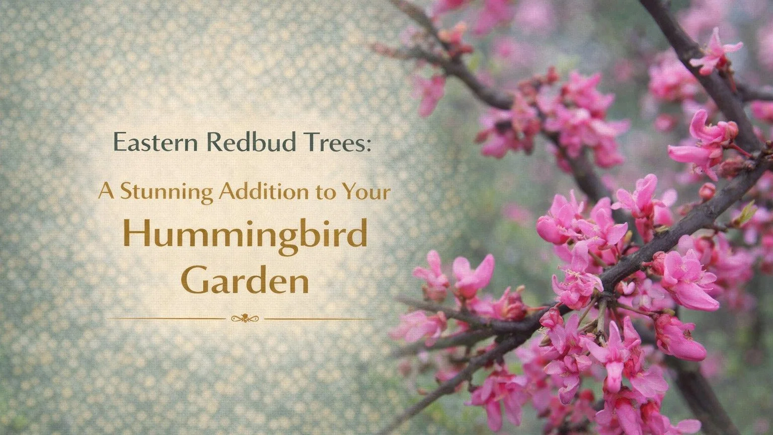 Eastern Redbud Trees: A Stunning Addition to Your Hummingbird Garden