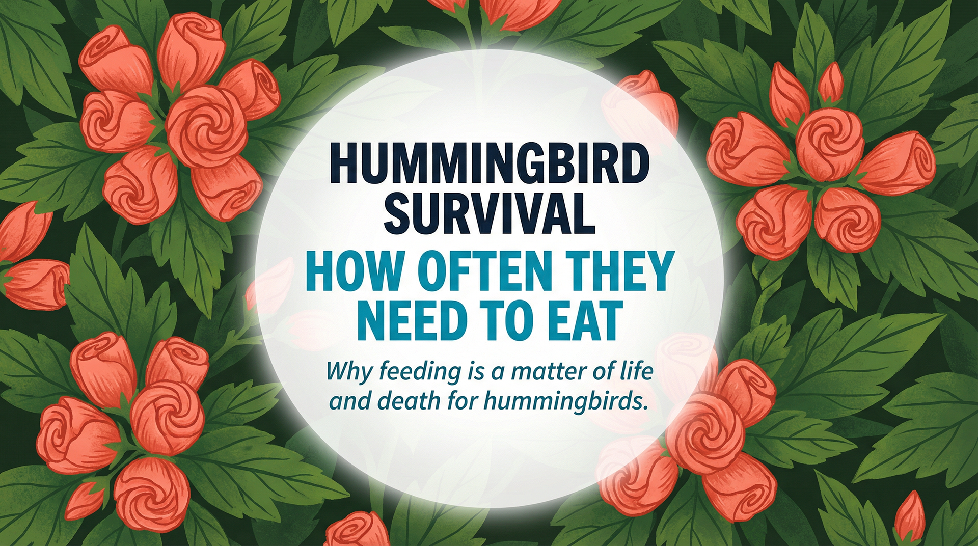 Hummingbird Survival: How Often They Need to Eat