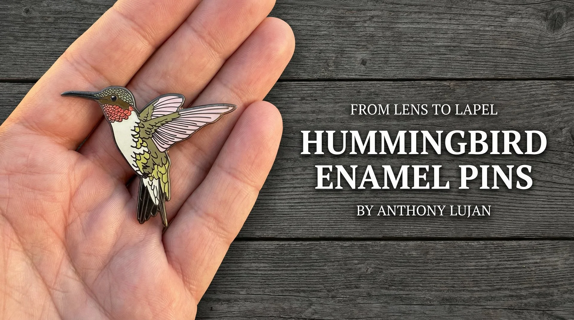 From Lens to Lapel: How My Hummingbird Photography Became Enamel Pins