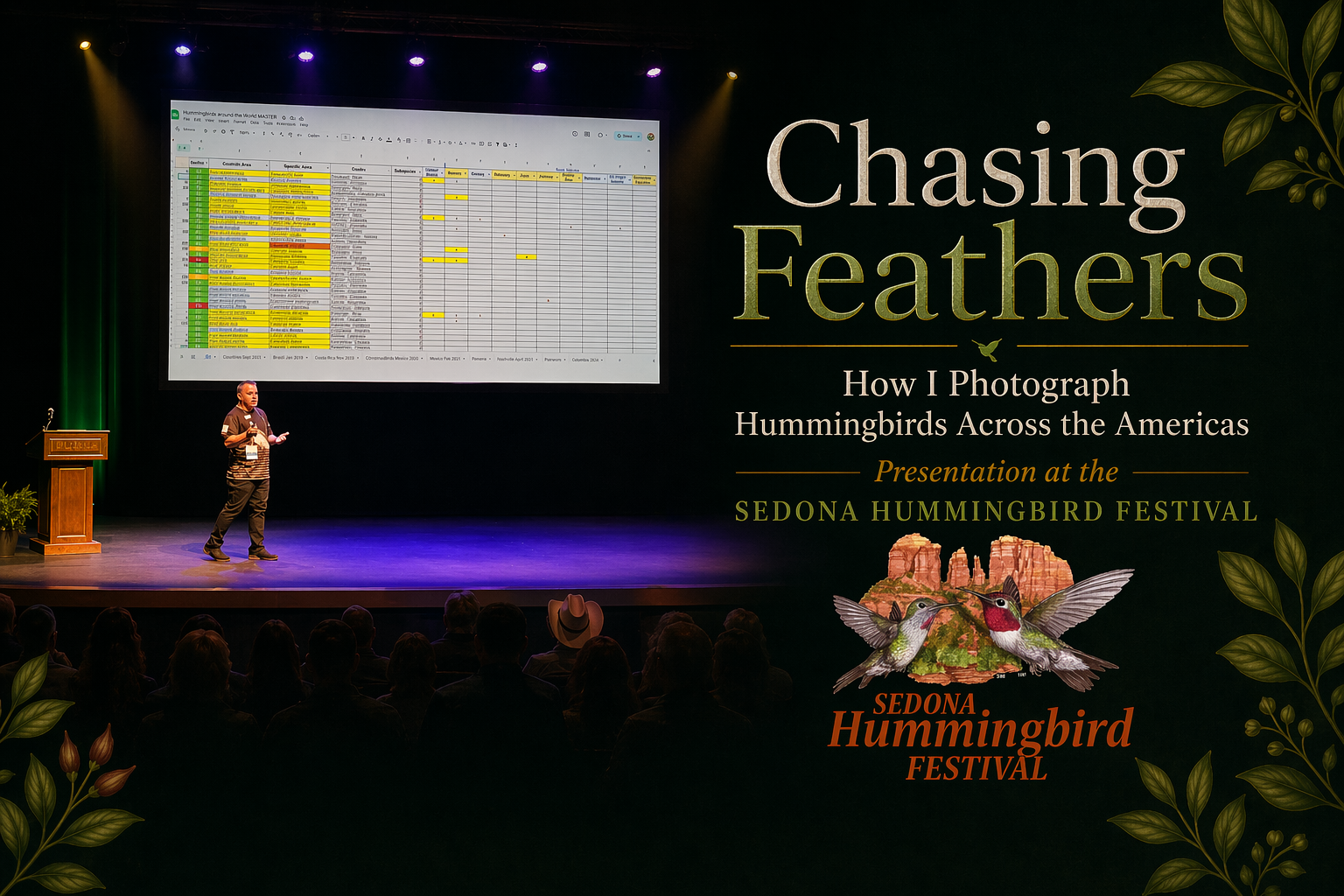 Presentation - Chasing Feathers: How I Photograph Hummingbirds Across the Americas (and Why I Use a Guide)