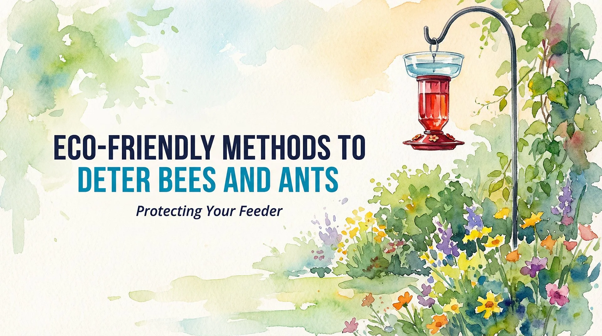 Eco-Friendly Methods to Deter Bees and Ants from Hummingbird Feeders
